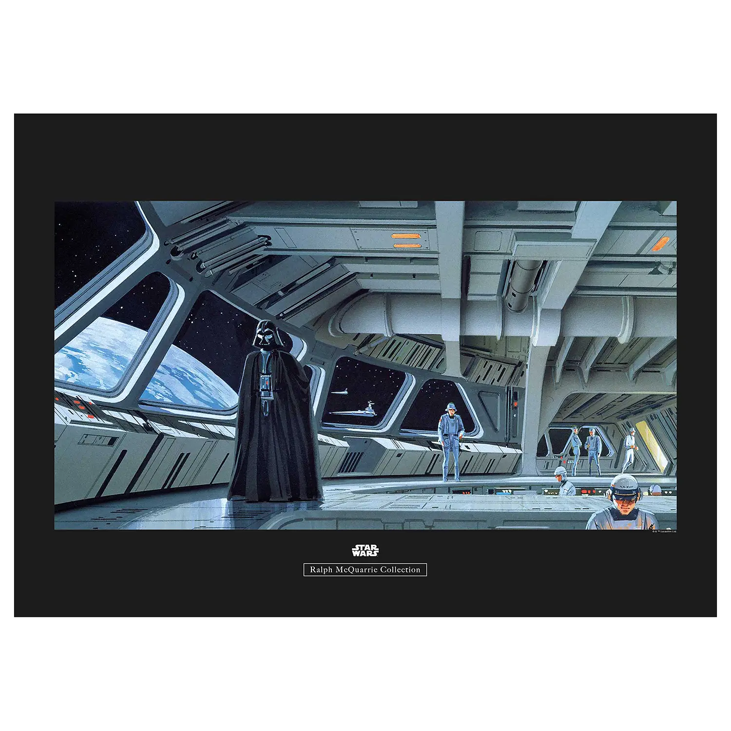 Star Wandbild Wars Vader Commando Deck