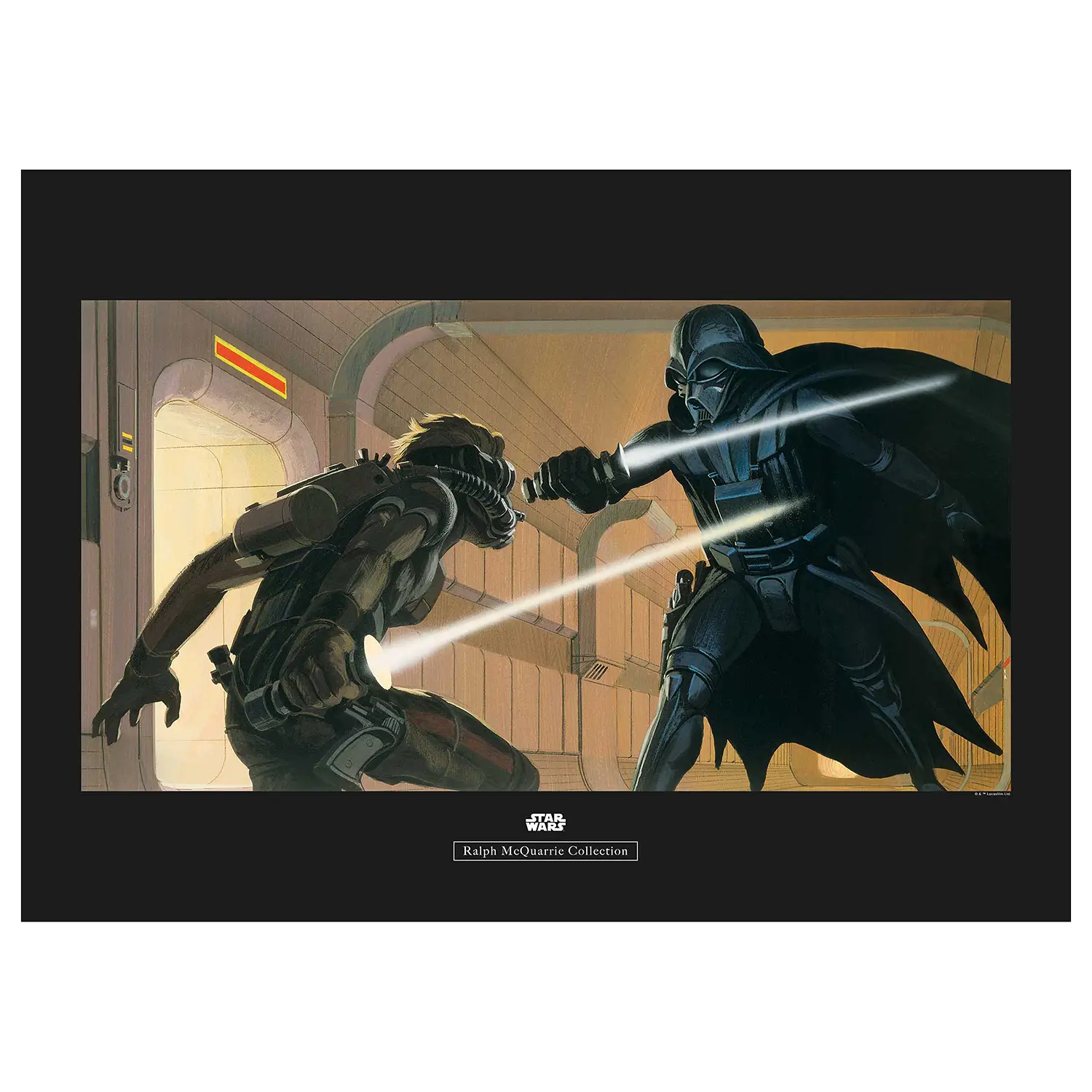 Wandbild Star Wars Vader Luke Hallway | Bilder