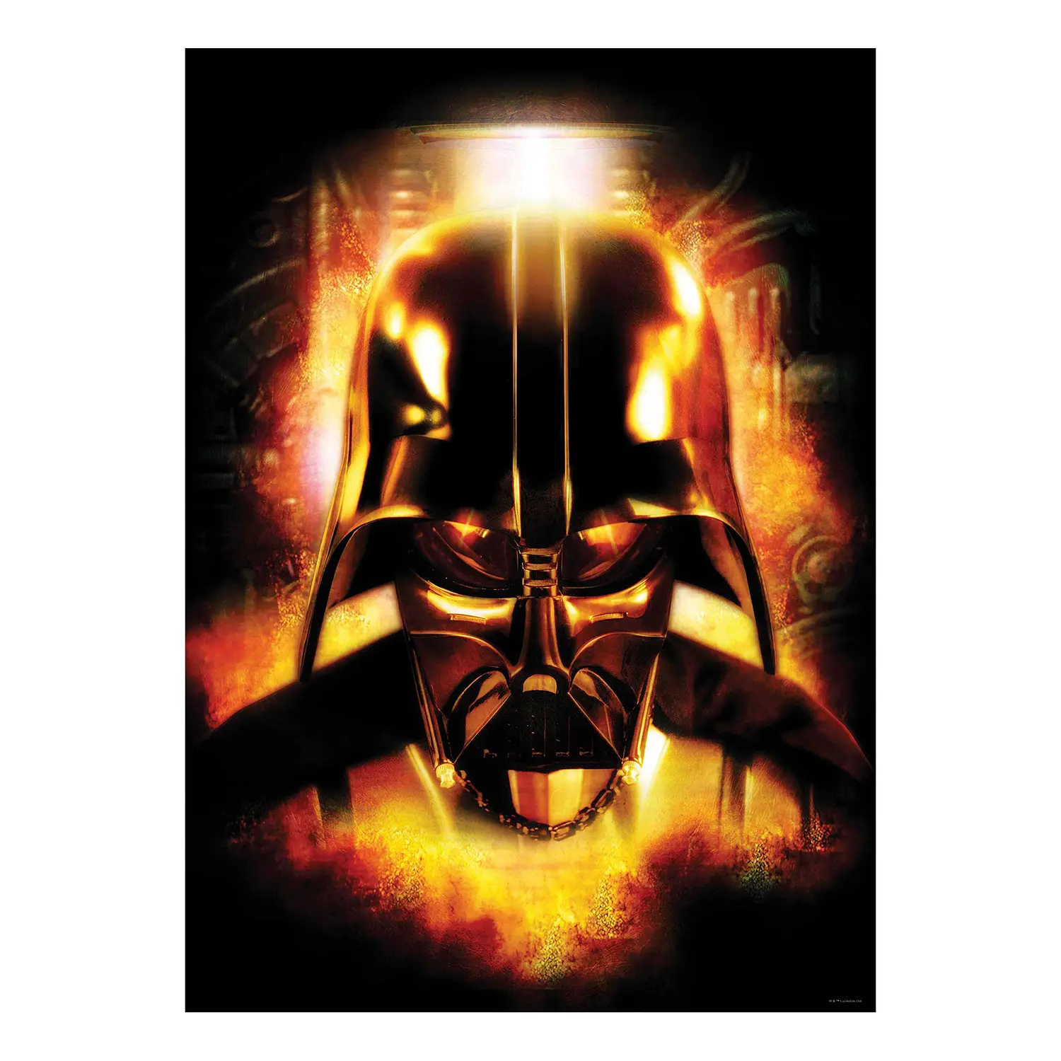 Wandbild Star Wars Vader Head