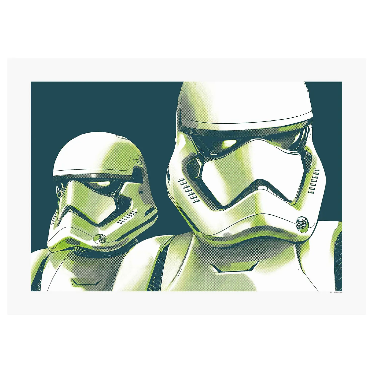 Neue Ankünfte für 2024 Wandbild Star Wars Faces Stormtrooper