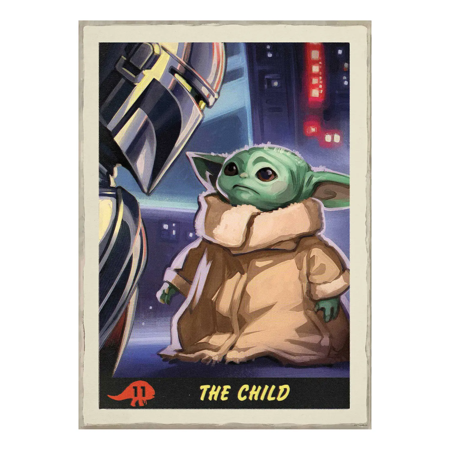 Wandbild The Child Trading Card