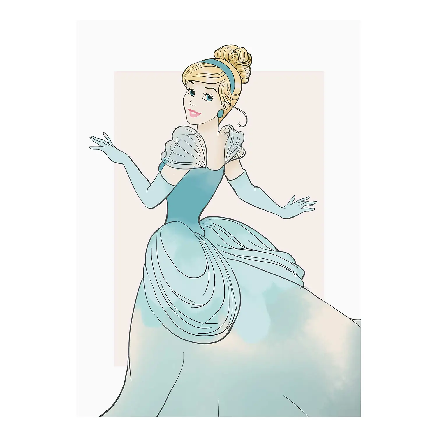Wandbild Beauty Cinderella