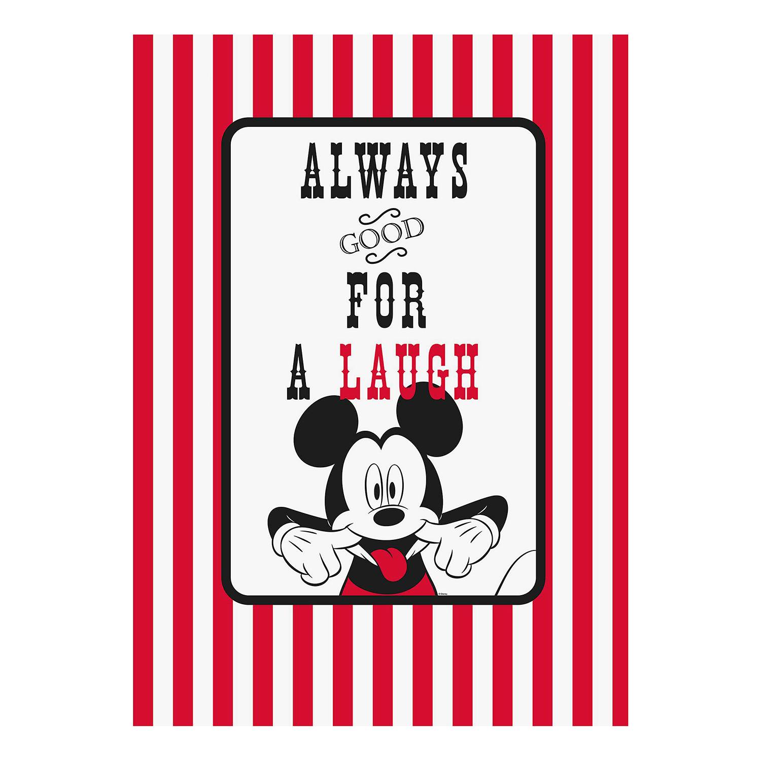 Wandbild Mickey Mouse Laugh kaufen home24 