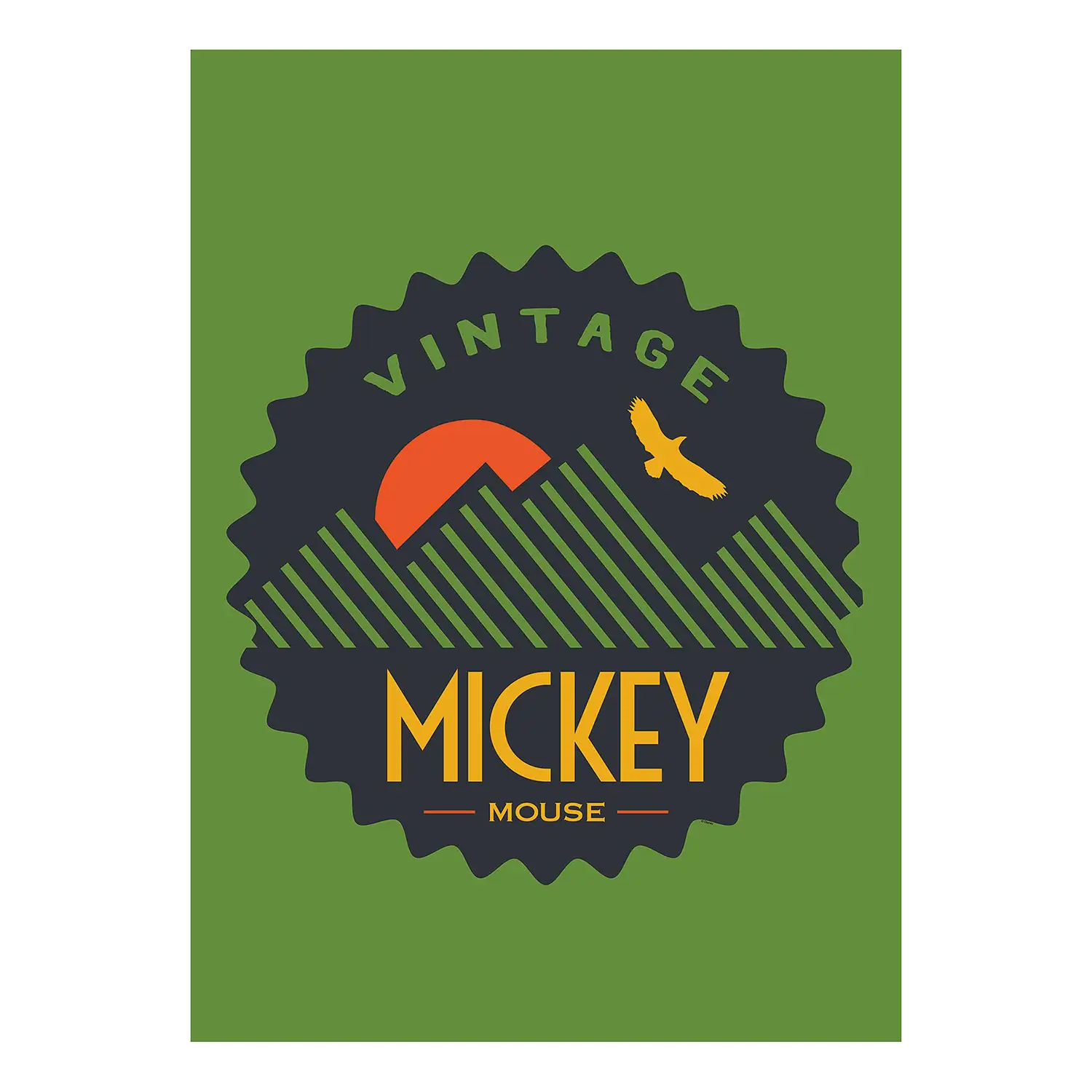 Mouse Mickey Vintage Wandbild