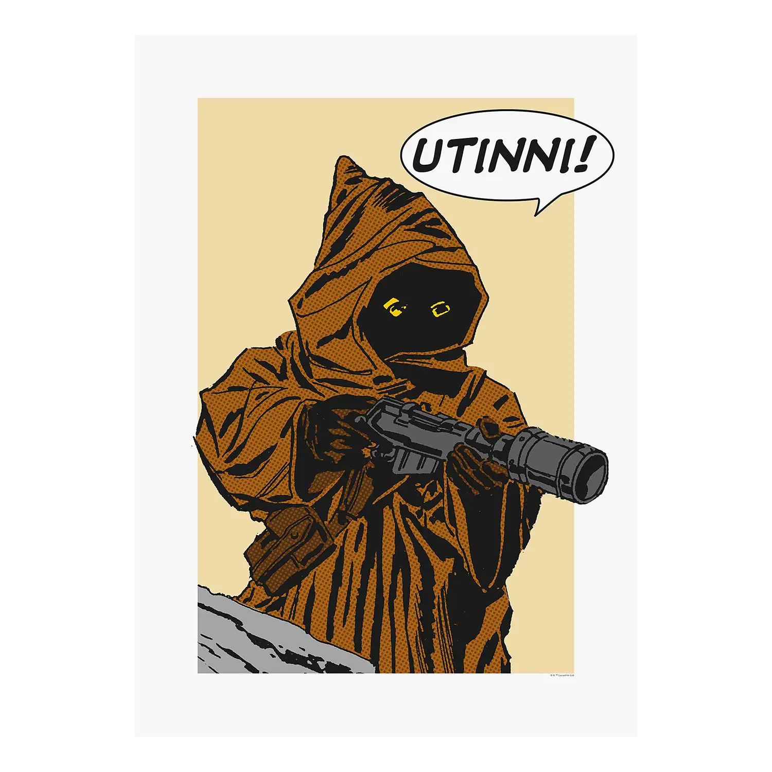 Wandbild Star Wars Comic Quote Java | Bilder