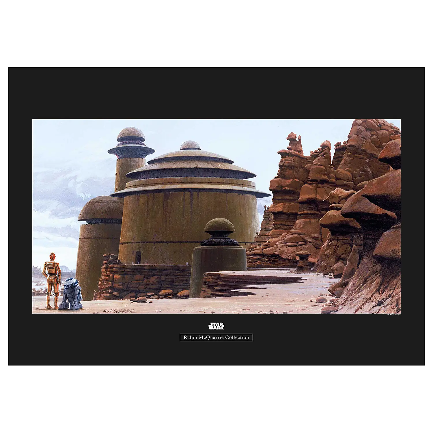 Jabbas Wandbild Star Wars Palace