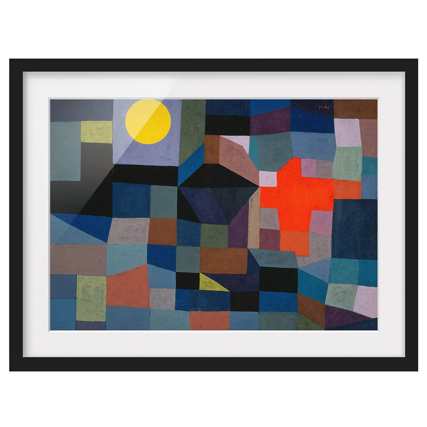 bei Feuer Bild Vollmond Paul Klee II