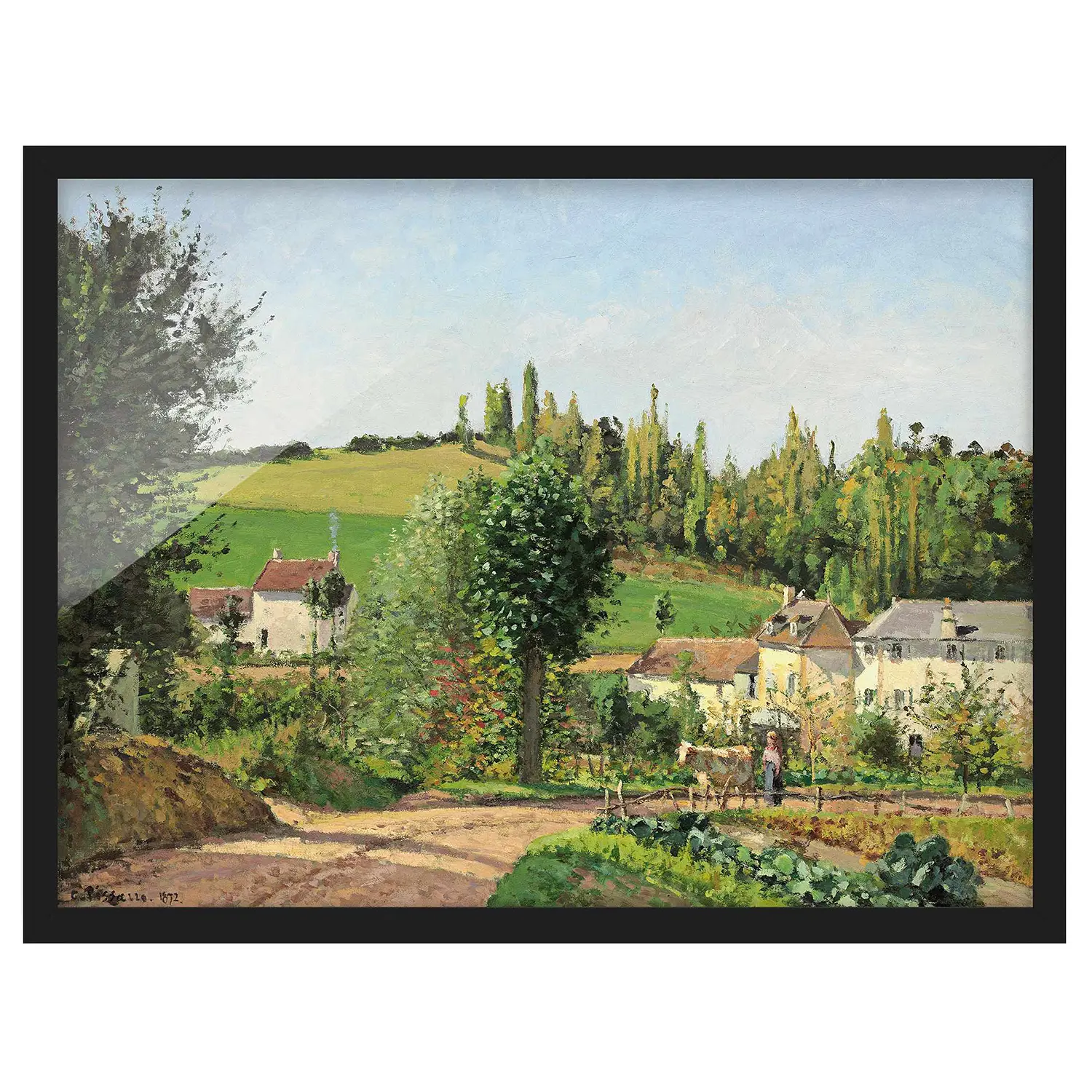 Bild Camille Kleines Dorf Pissarro I