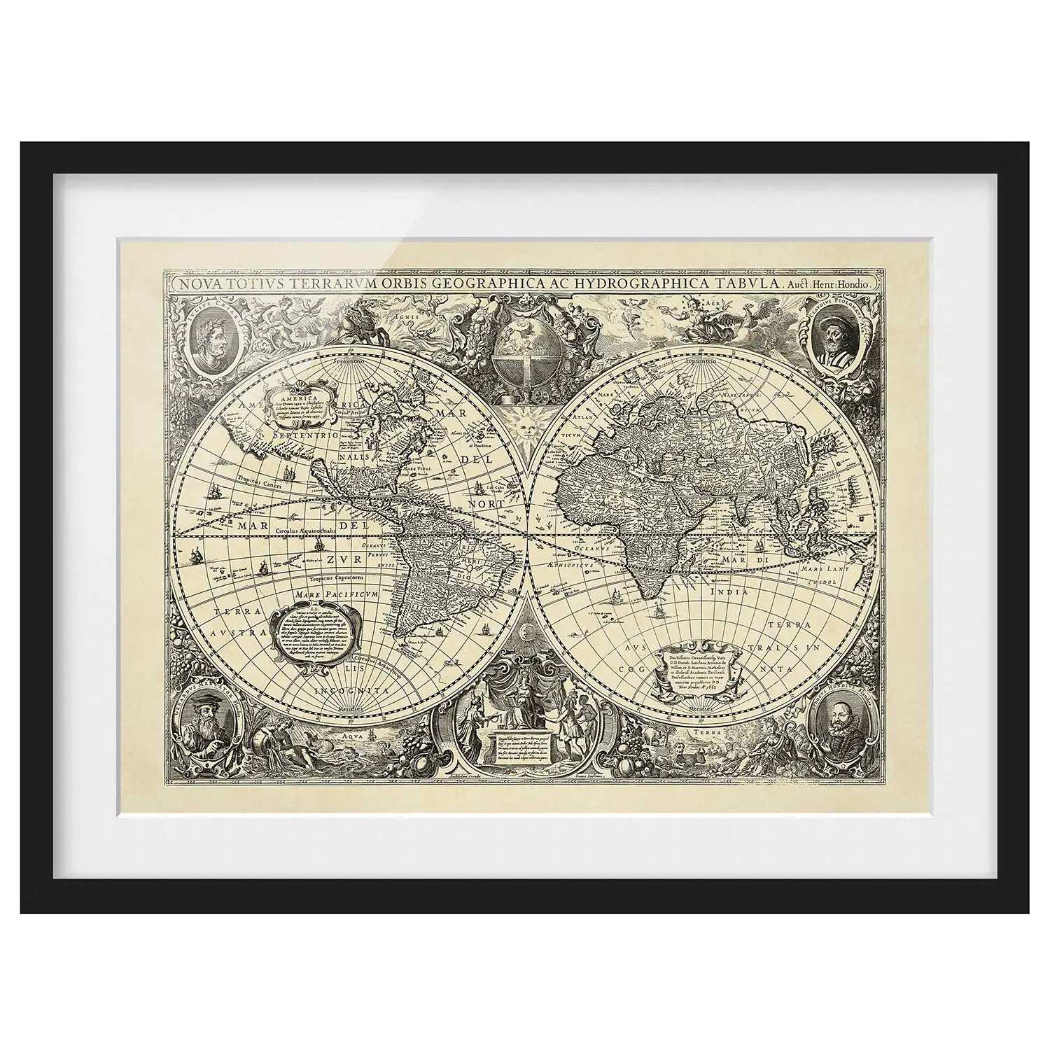 Bild Vintage Weltkarte Antike II