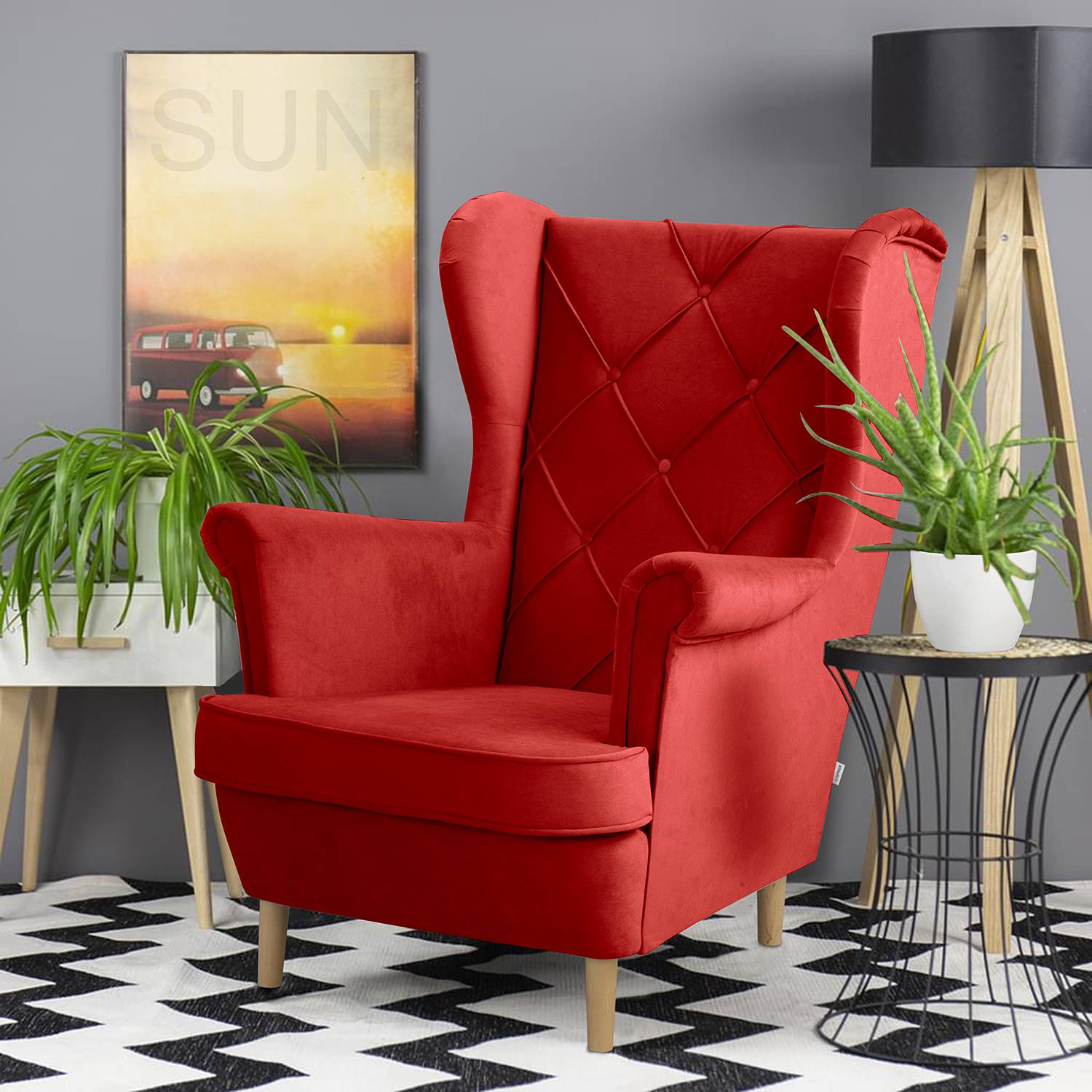 home24 Ohrensessel Olmen