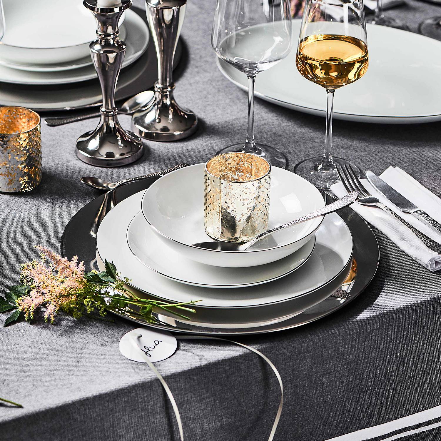 Assiette SILVER LINING