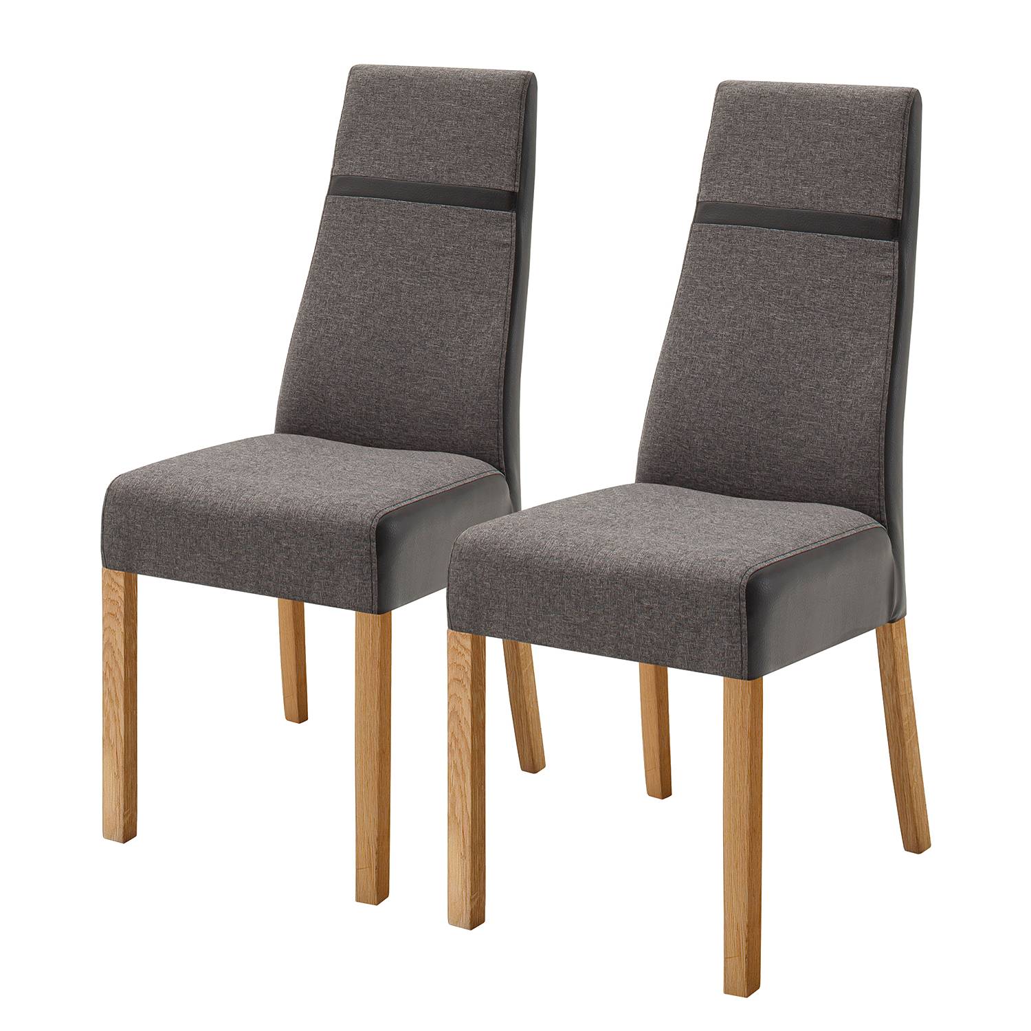 home24 Polsterstuhl Reila (2er-Set)