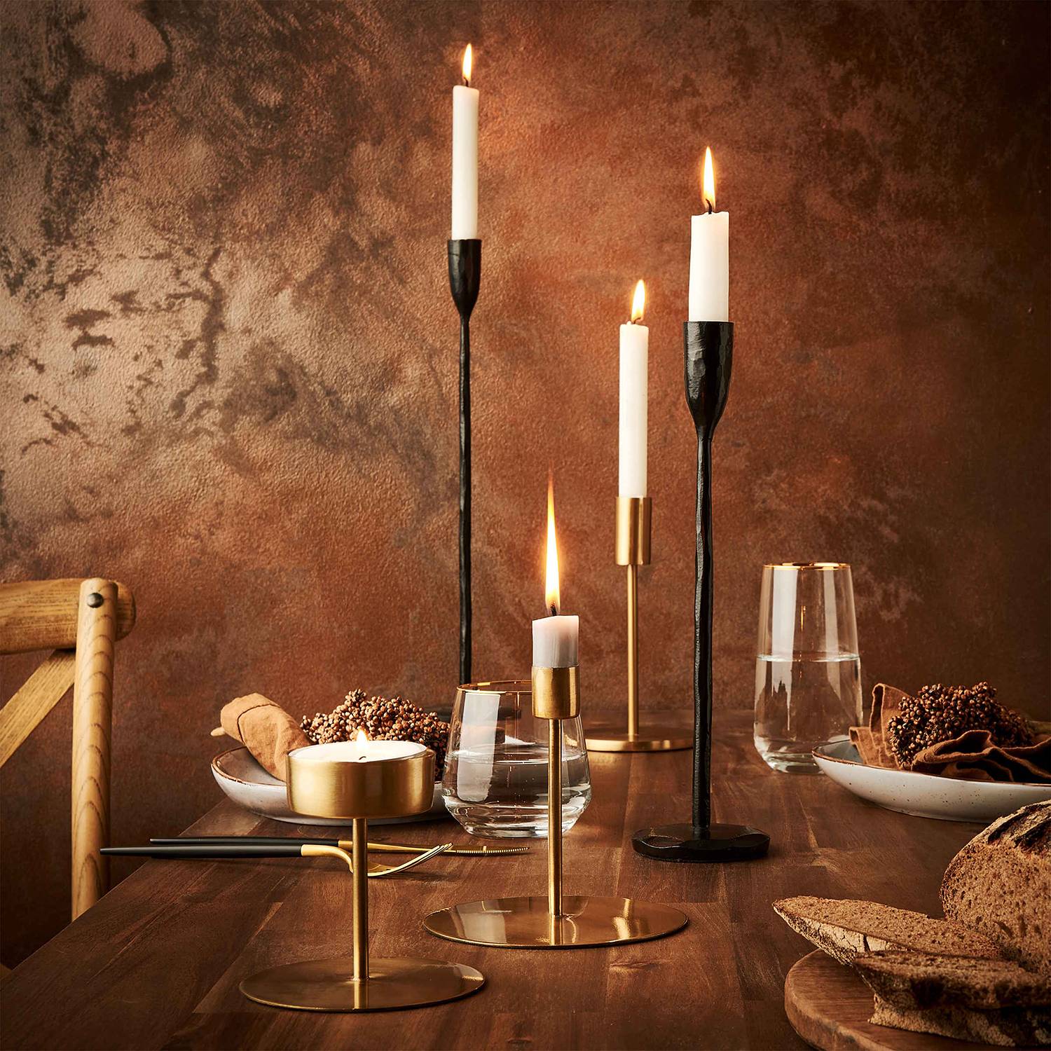 home24 Kerzenhalter BLACKSMITH II