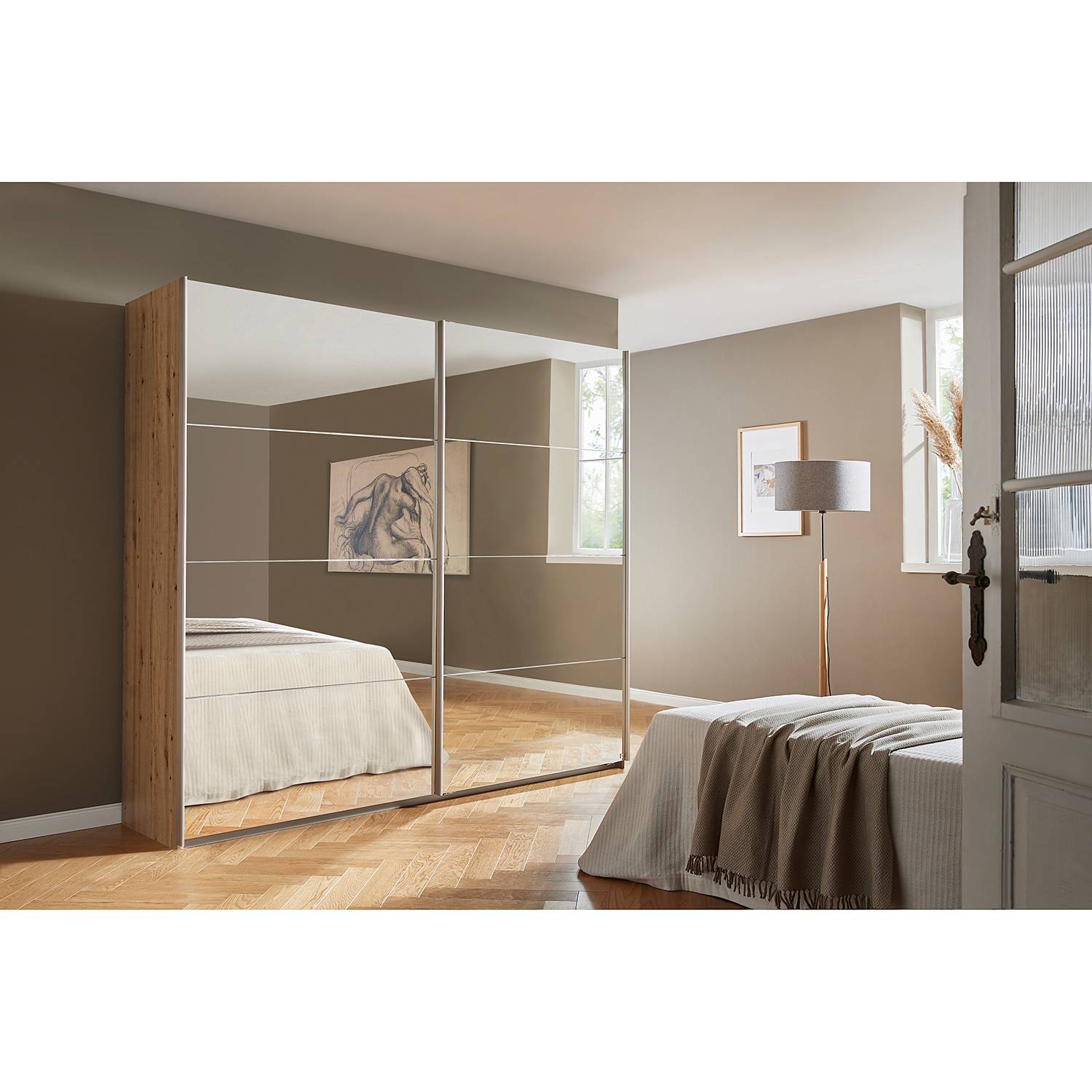 home24 Schwebetürenschrank Subito reflect