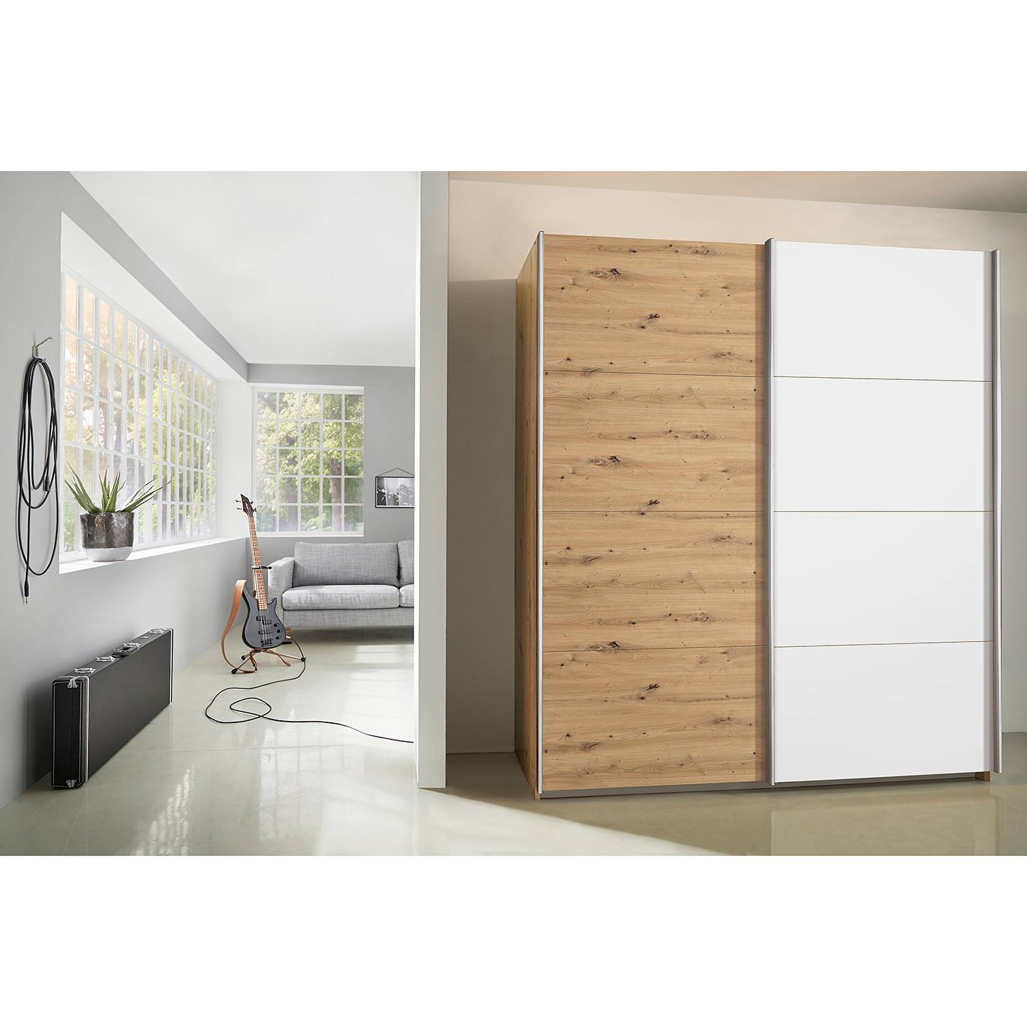 Armoire à portes coulissantes Subito pur