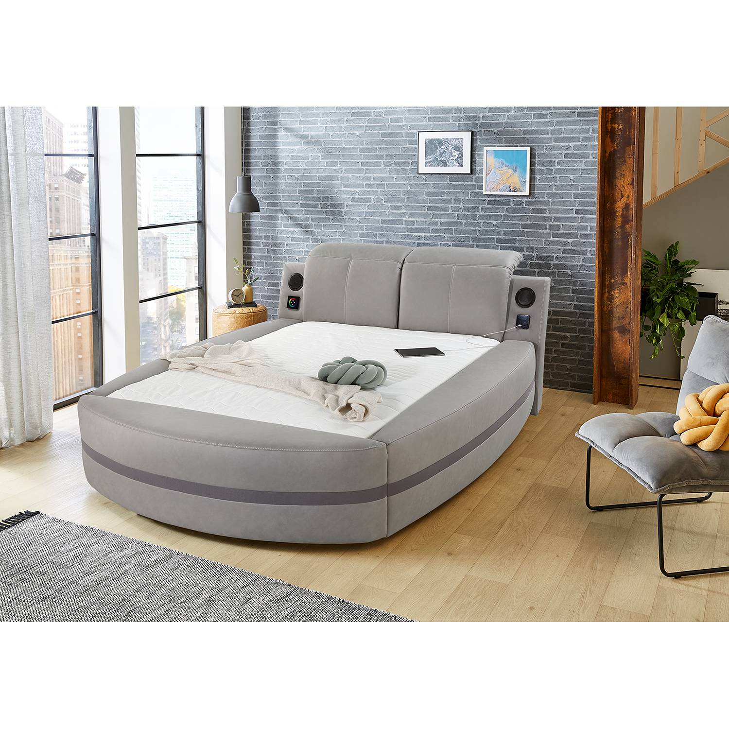 Lit boxspring Ryan
