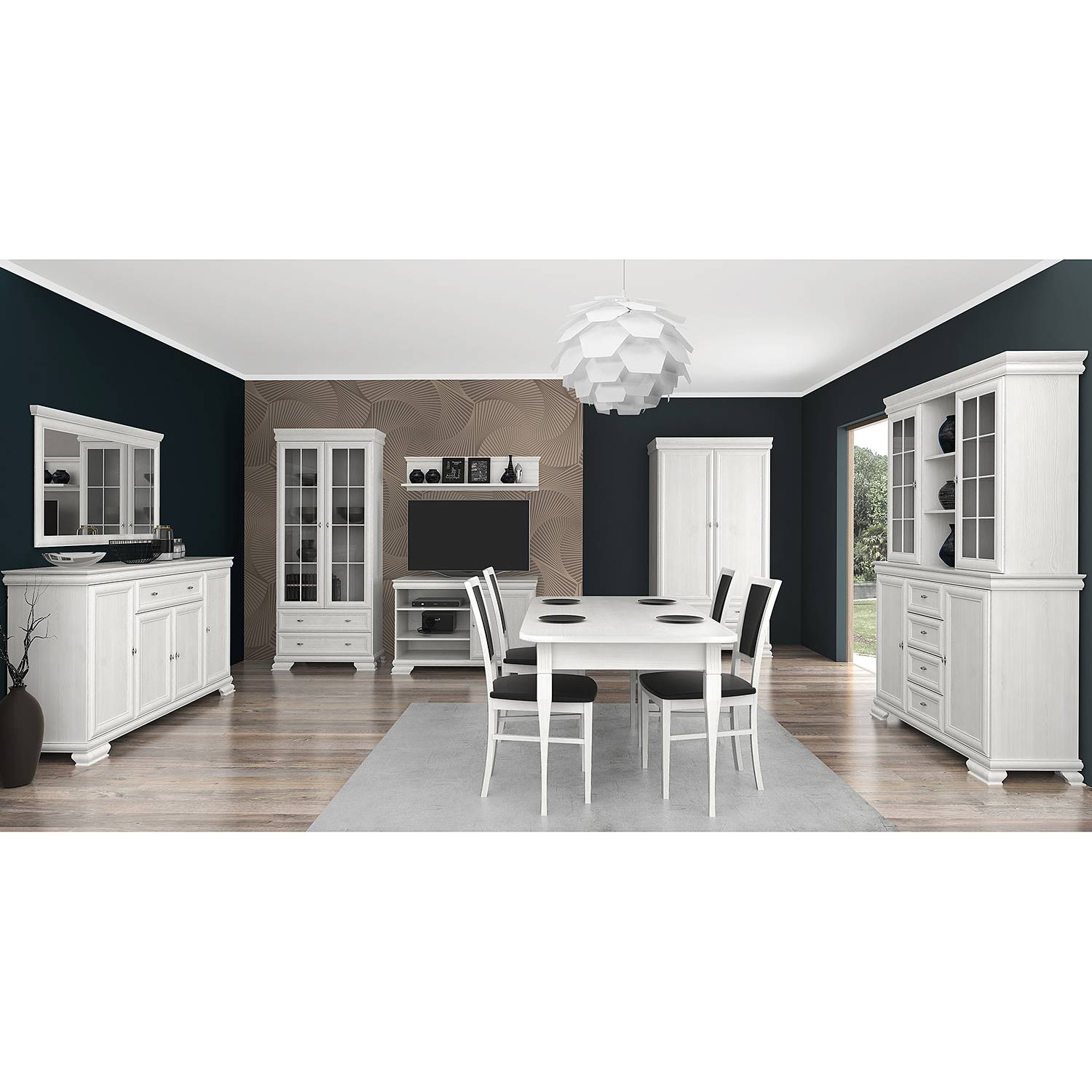 home24 Vitrinenschrank Summerbrook