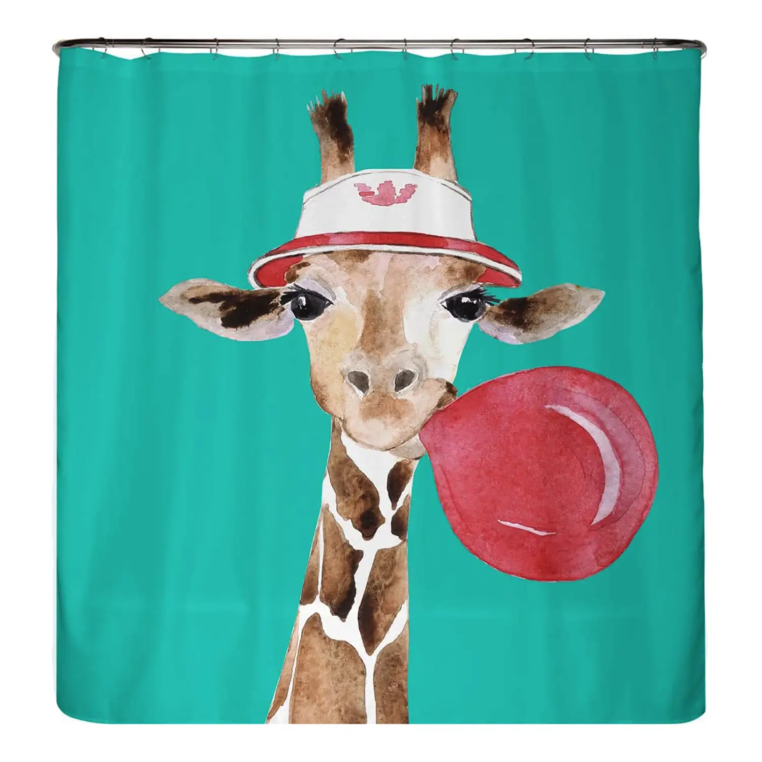 Recycling-Duschvorhang Giraffe
