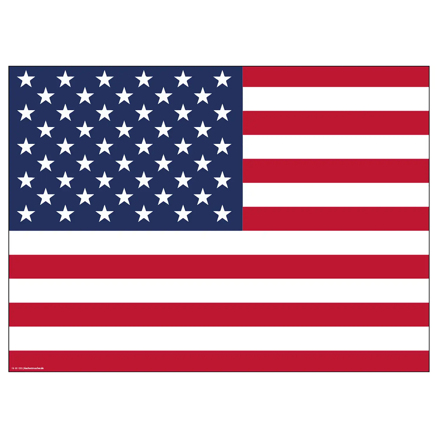 (12er-Set) Amerikanische Flagge Tischset