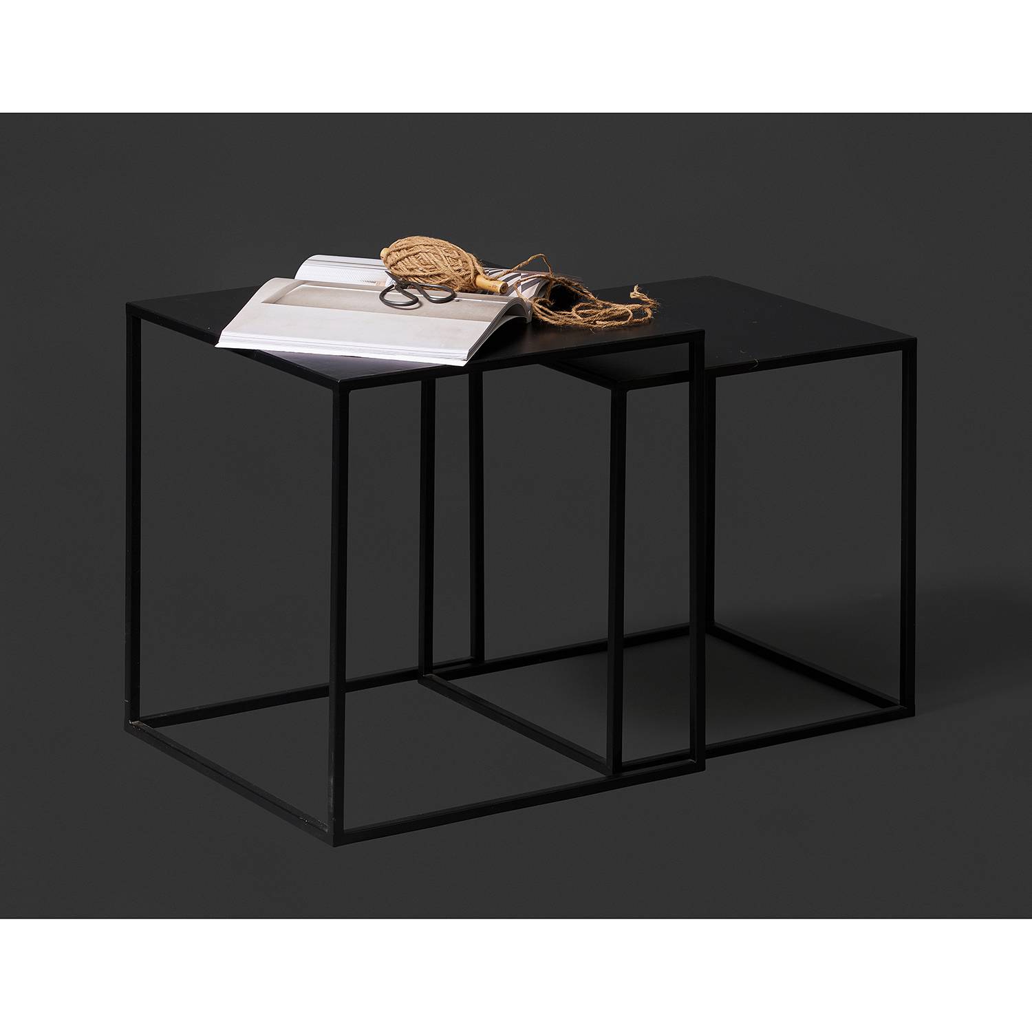 home24 Beistelltisch Turon (2er-Set)