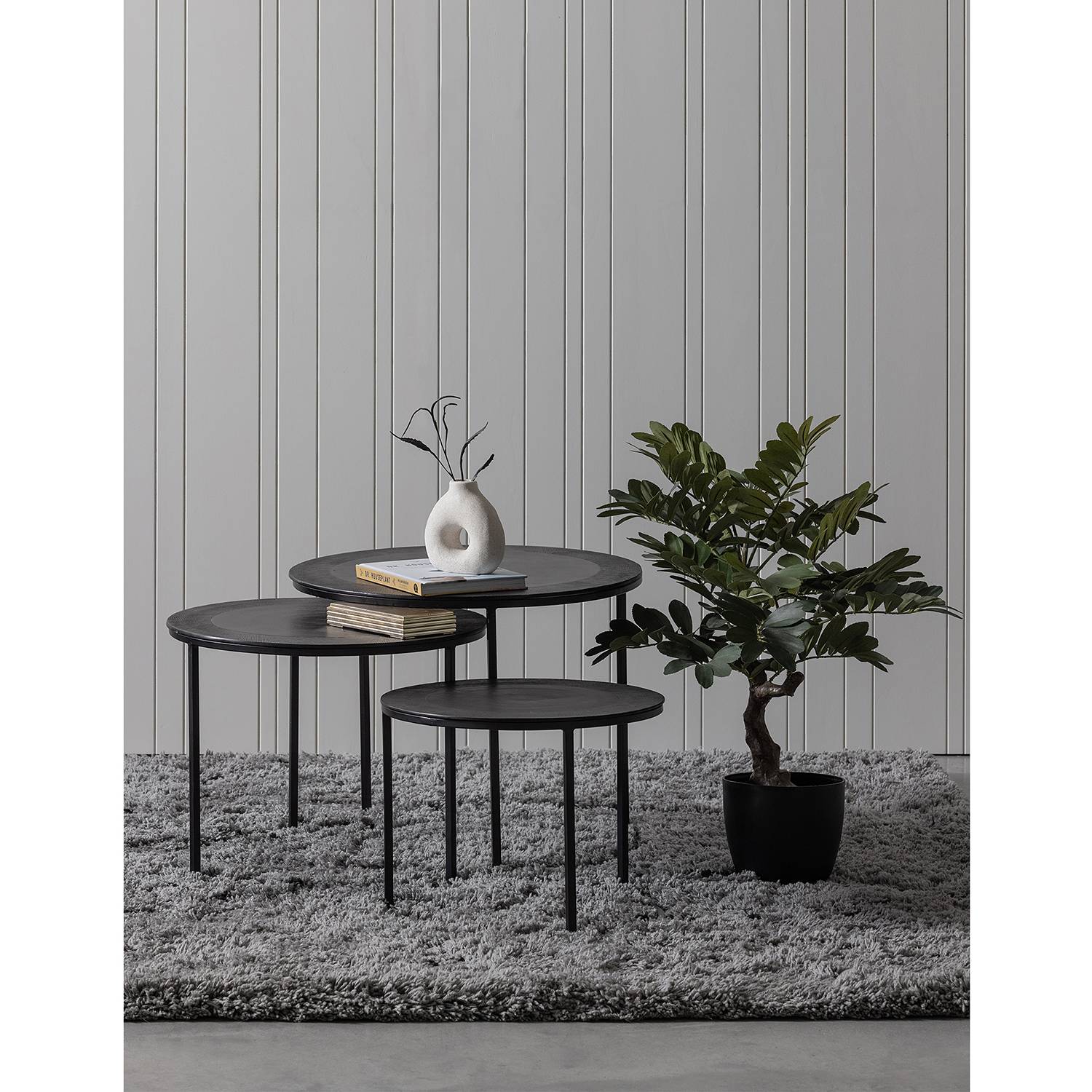 home24 Beistelltisch Vansö (3er-Set)