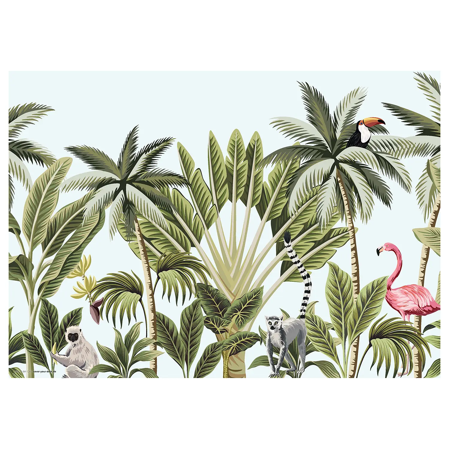 Tropische (4er-Set) Palmen Tischset
