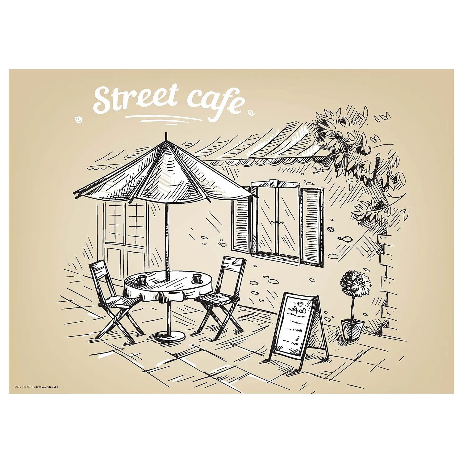 Street Cafe (4er-Set) Tischset