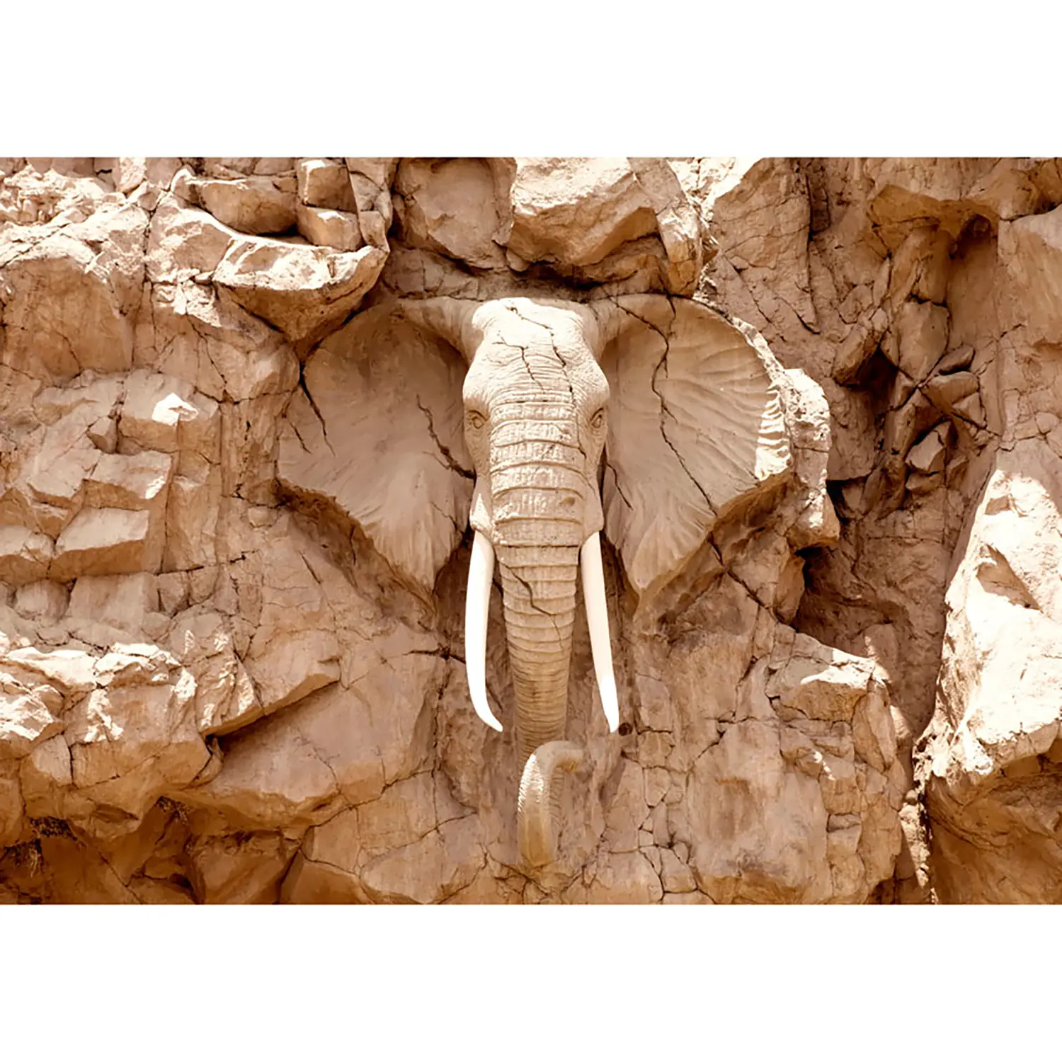Stone Elephant Fototapete Vlies