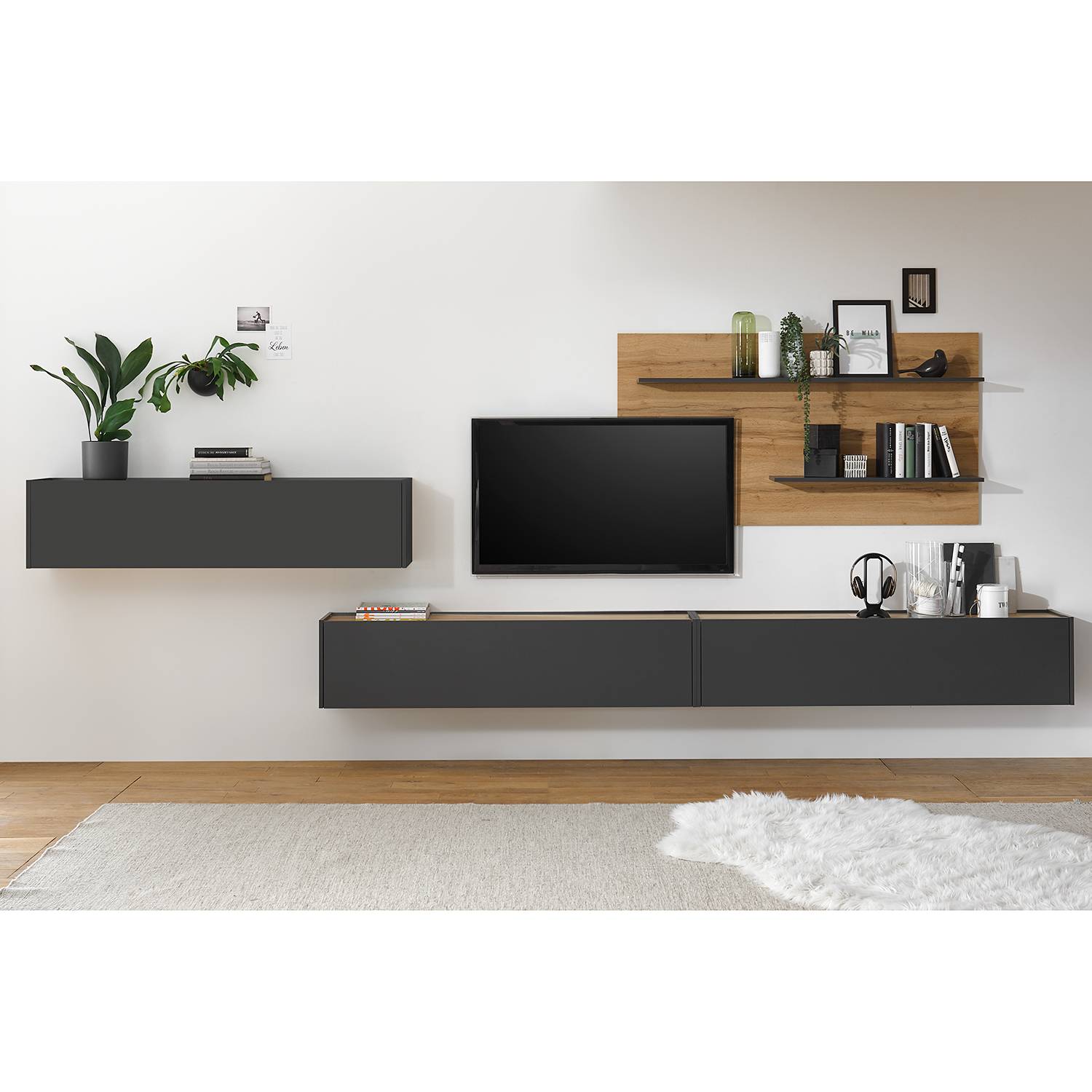 home24 Wohnwand Olon II (4-teilig)