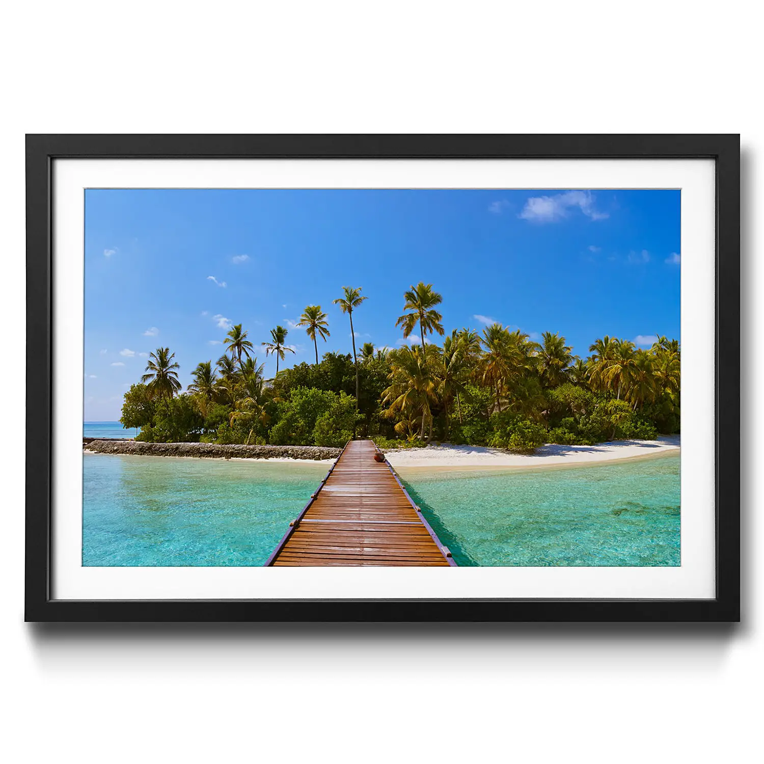 Tropical Bild Gerahmtes Maldives