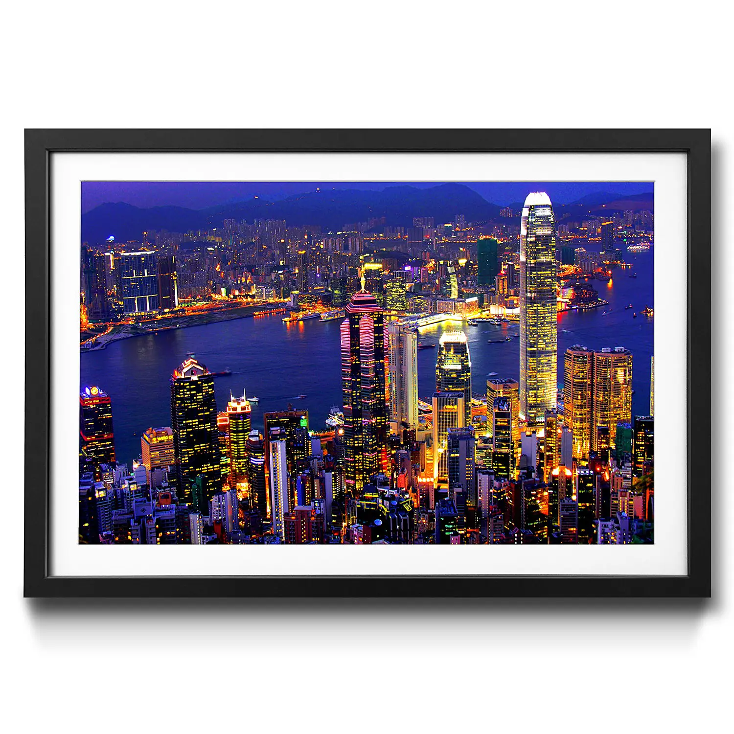 Gerahmtes Bild View Hongkong