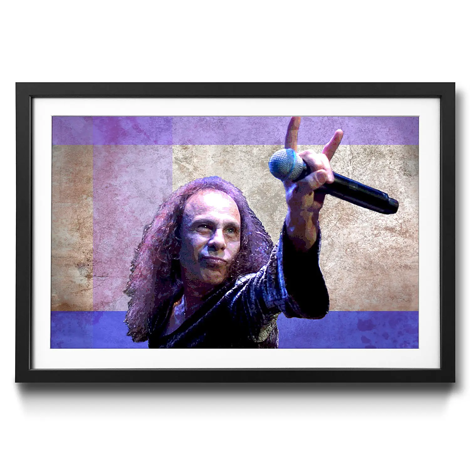 Gerahmtes James Dio Bild