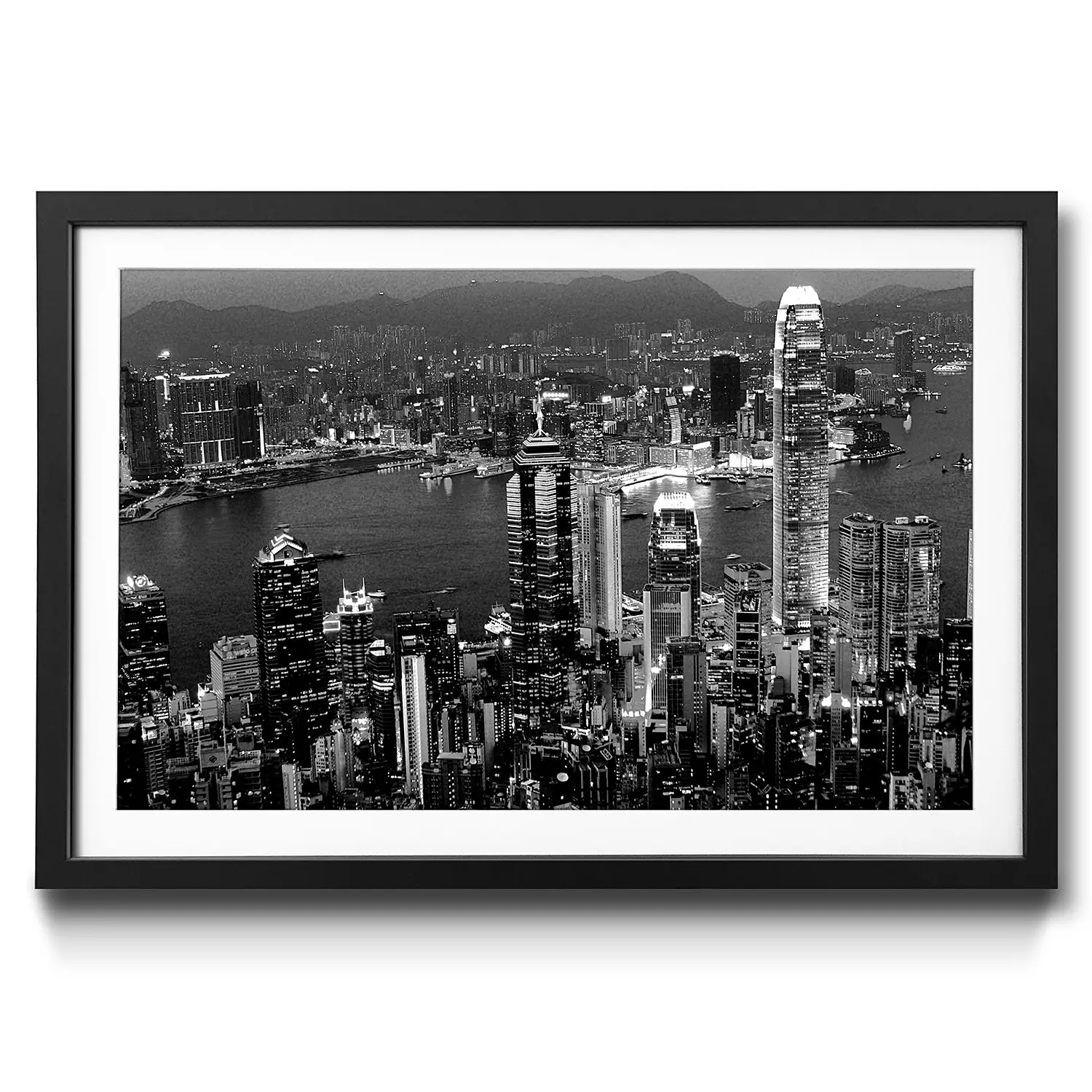 Kong Hong View Gerahmtes Bild