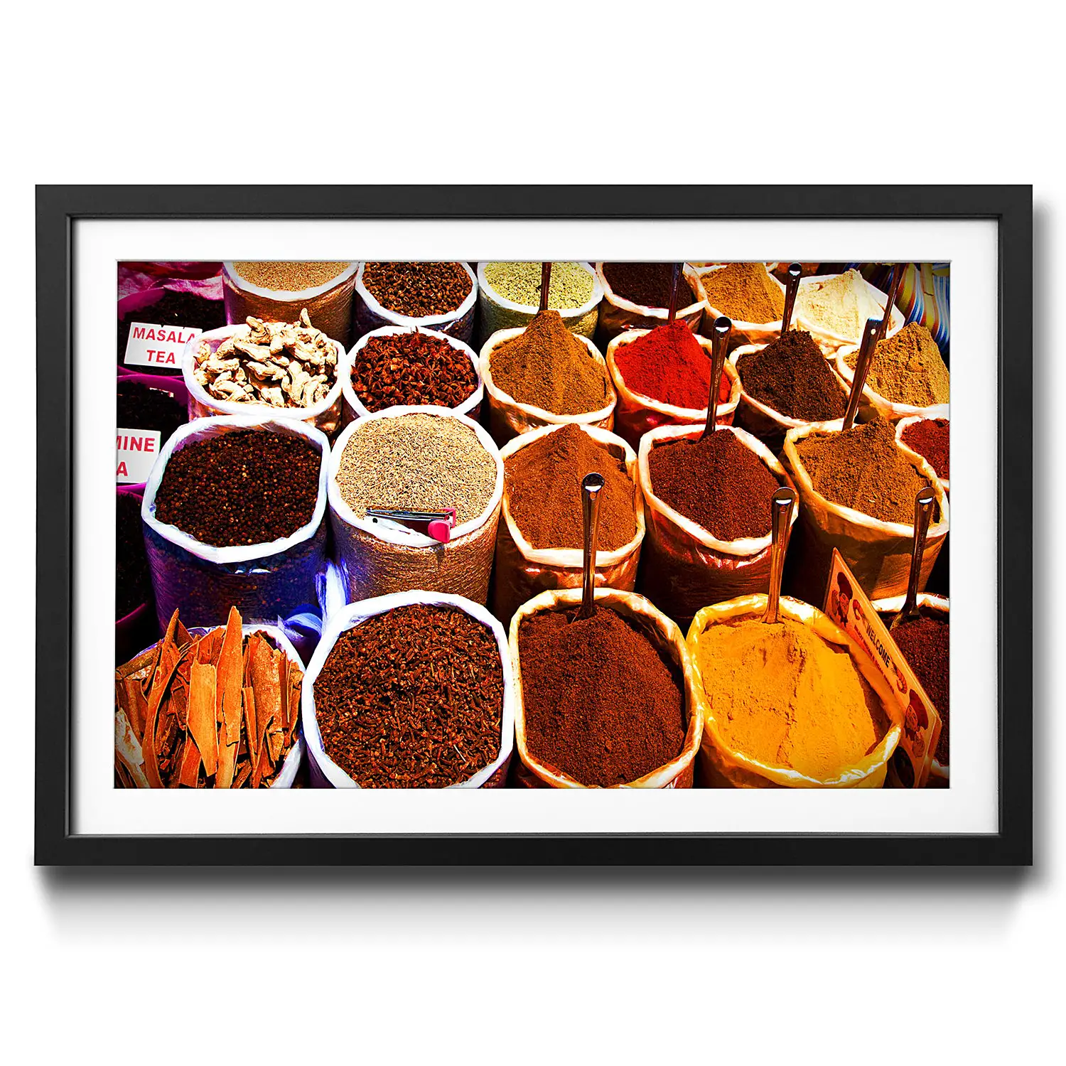 Bild Colorful Spices Gerahmtes