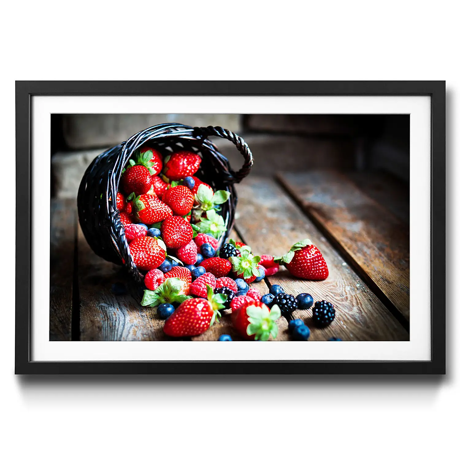Favorite Berries Bild Gerahmtes