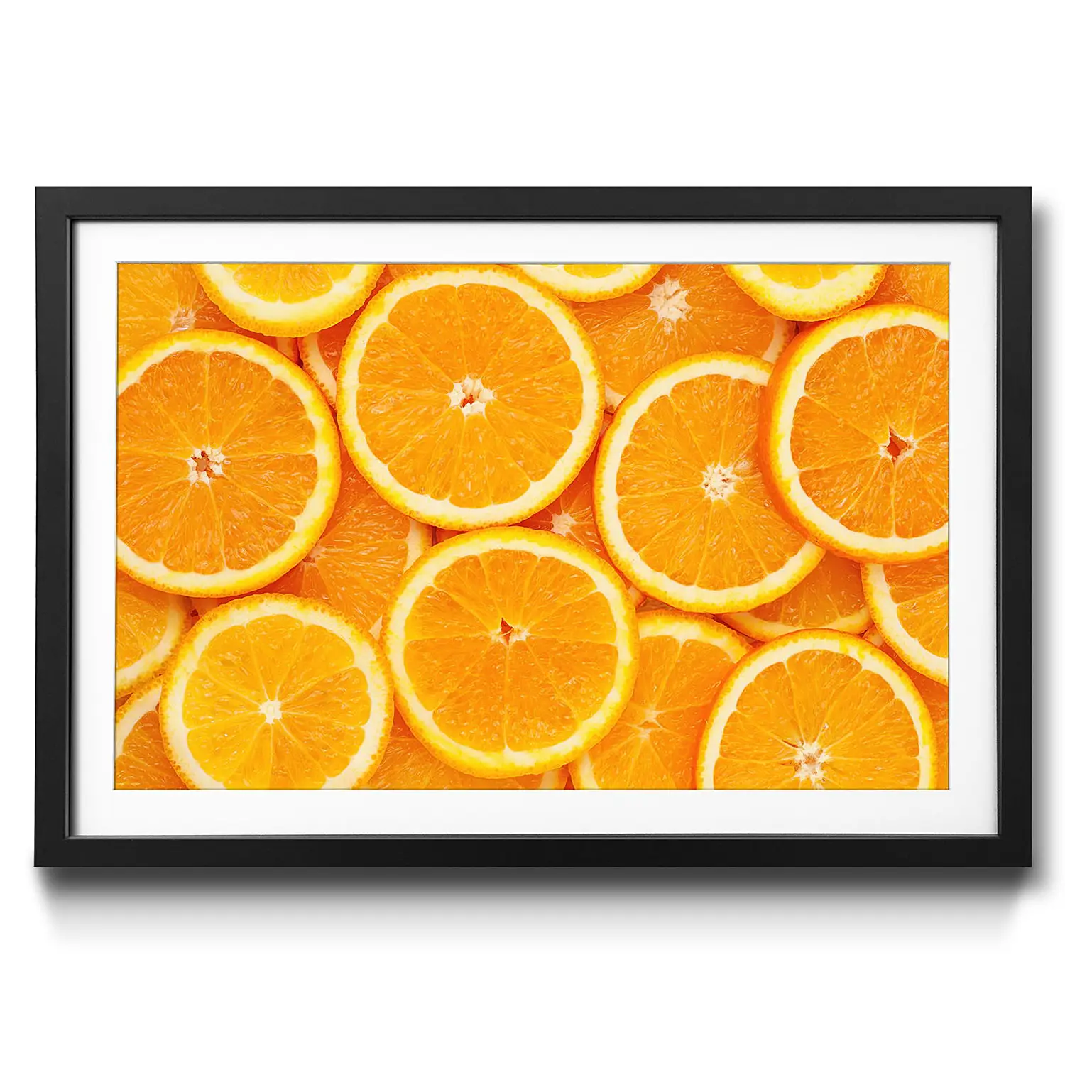 Orange Bild Gerahmtes
