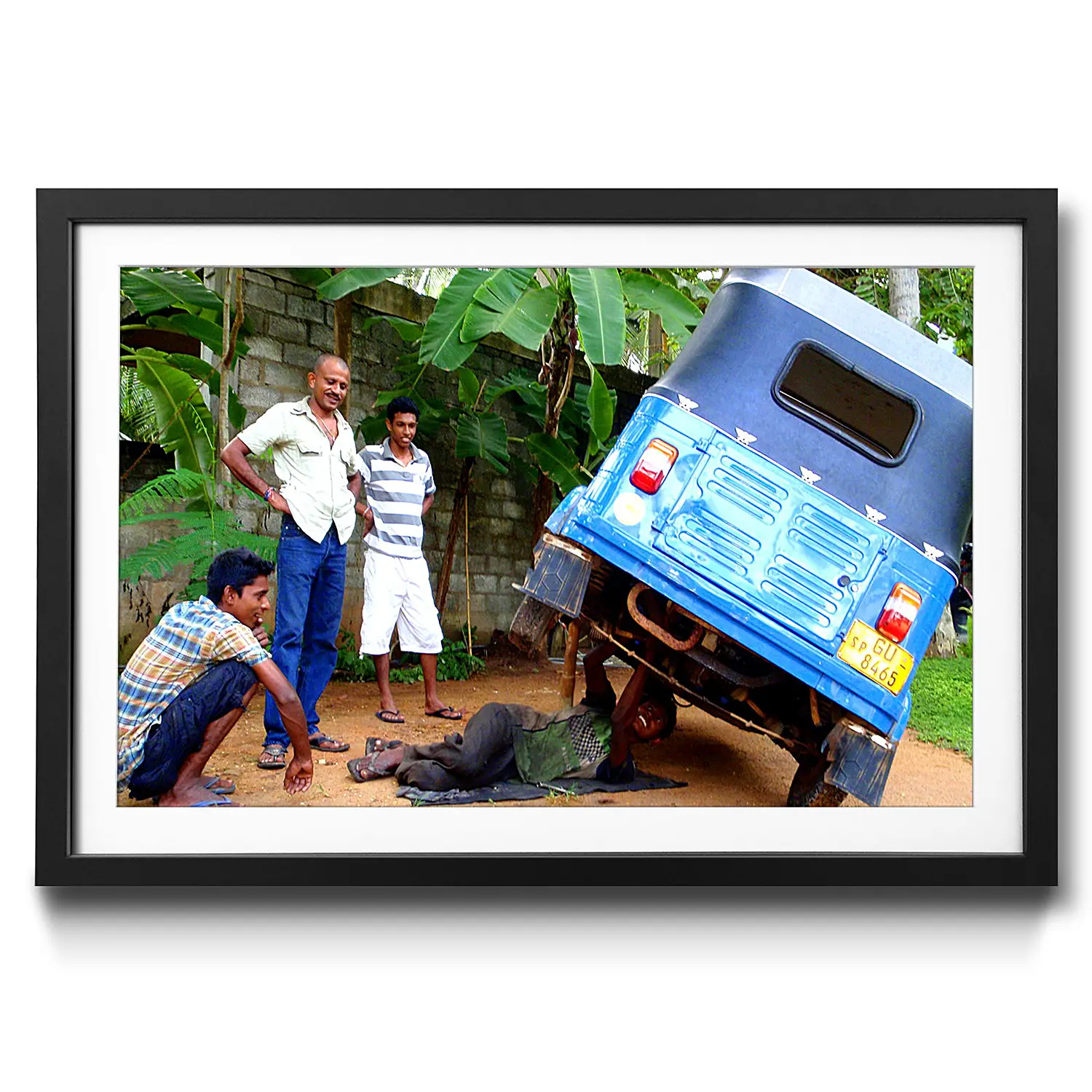 Gerahmtes Bild Sri Lanka Carrepair
