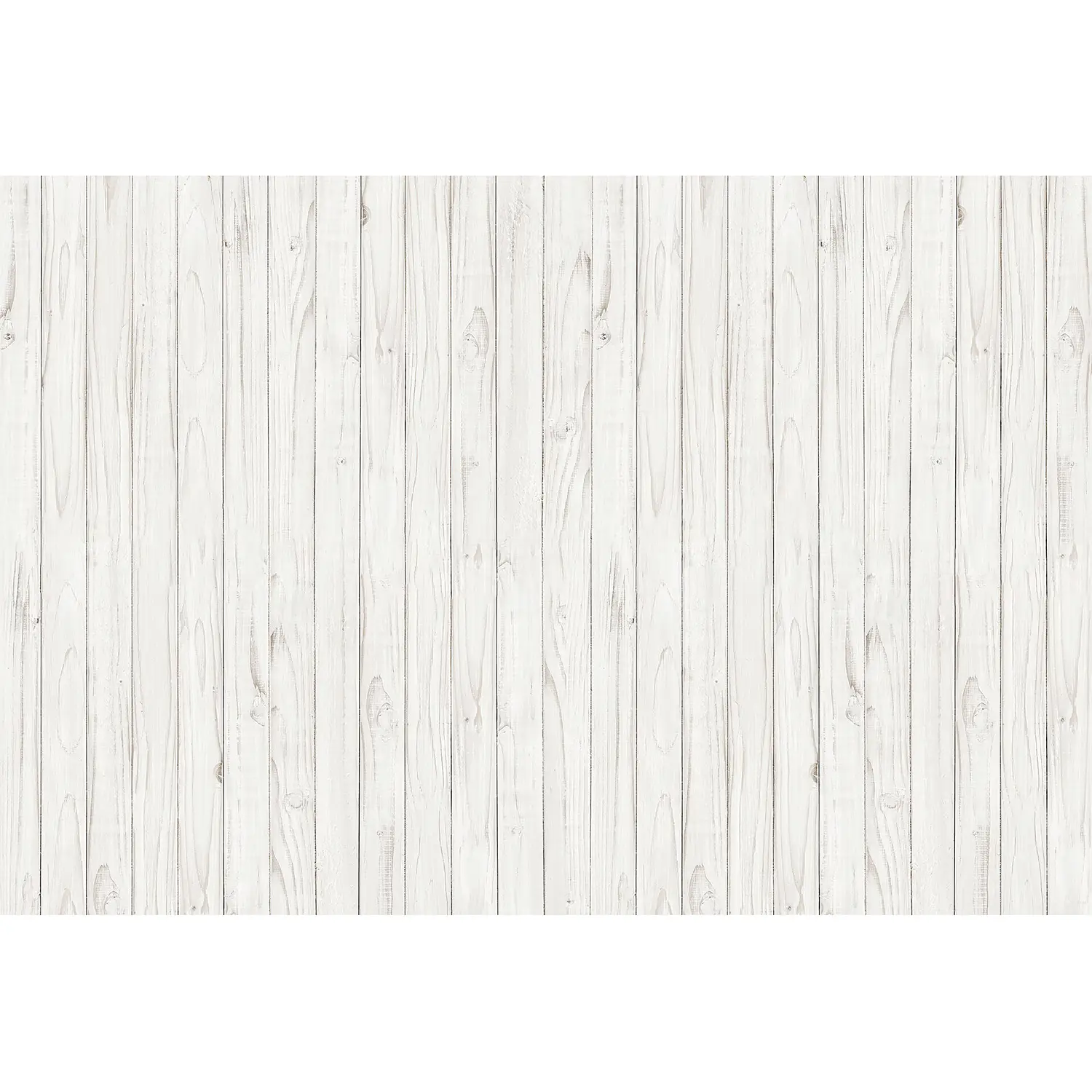 Wooden Wall White Fototapete