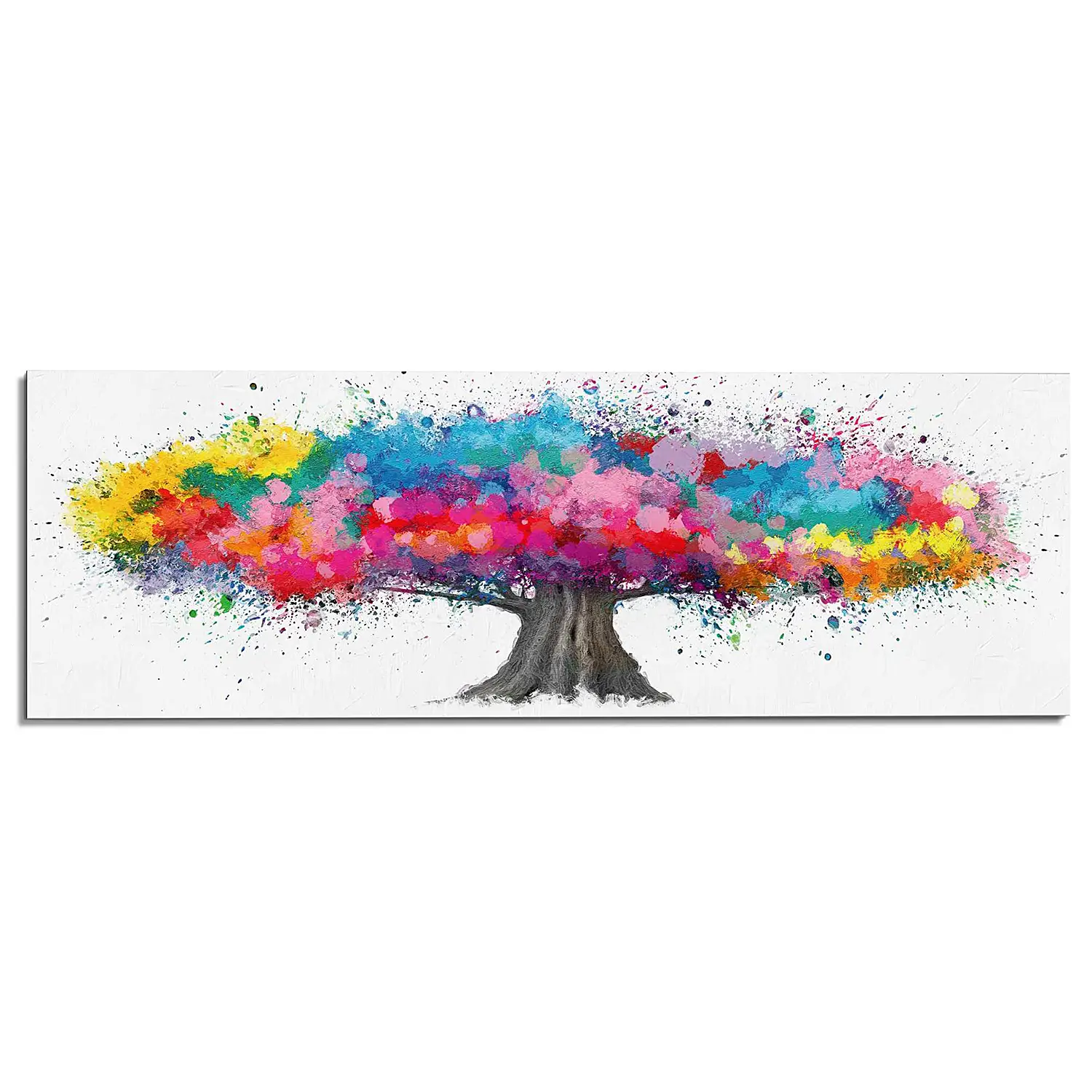 Wandbild Bunter Baum