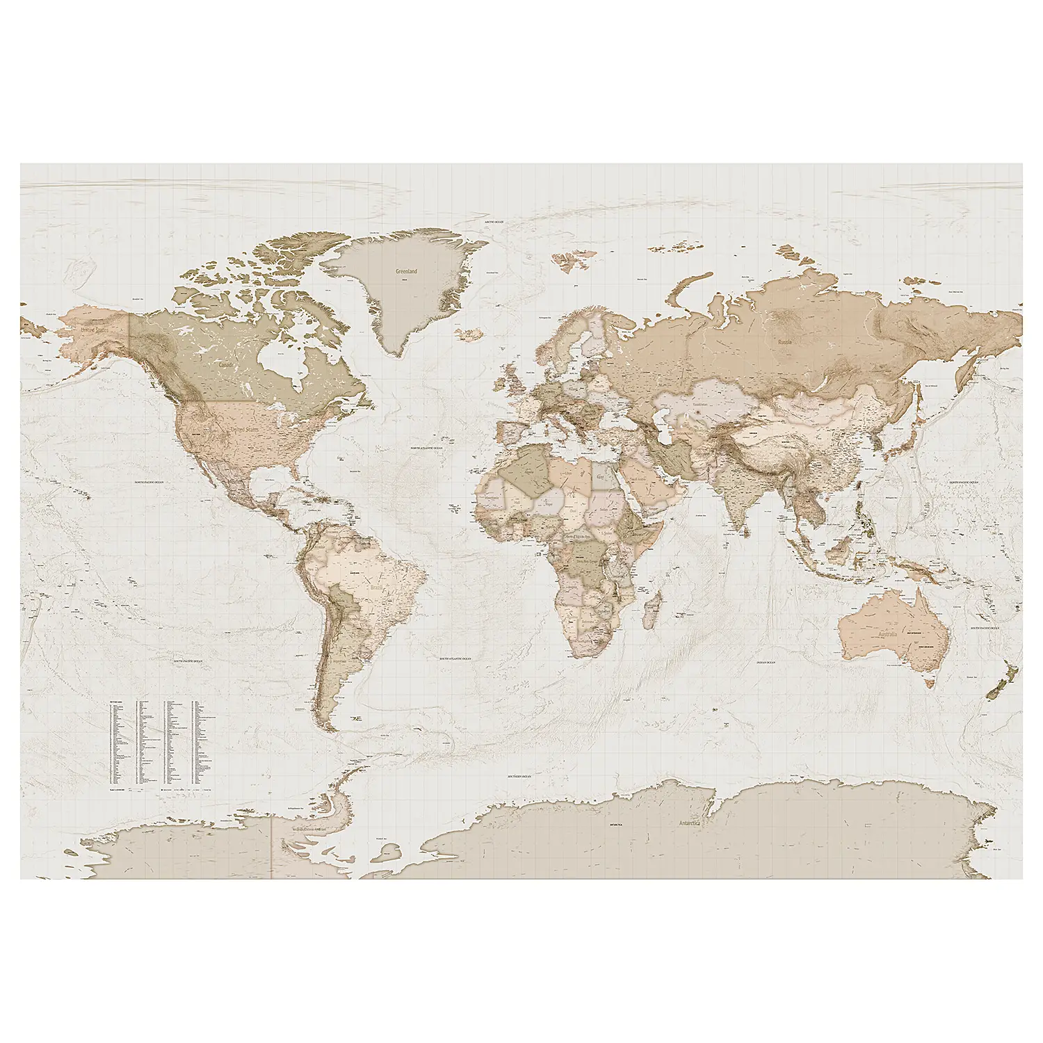 Earth Map Fototapete