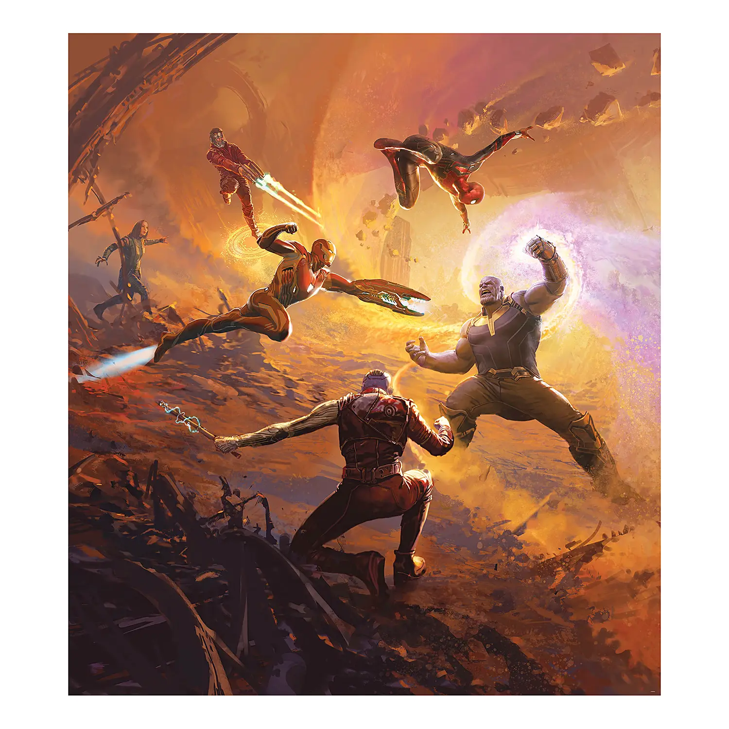 Titan Fototapete Avengers Epic Battle