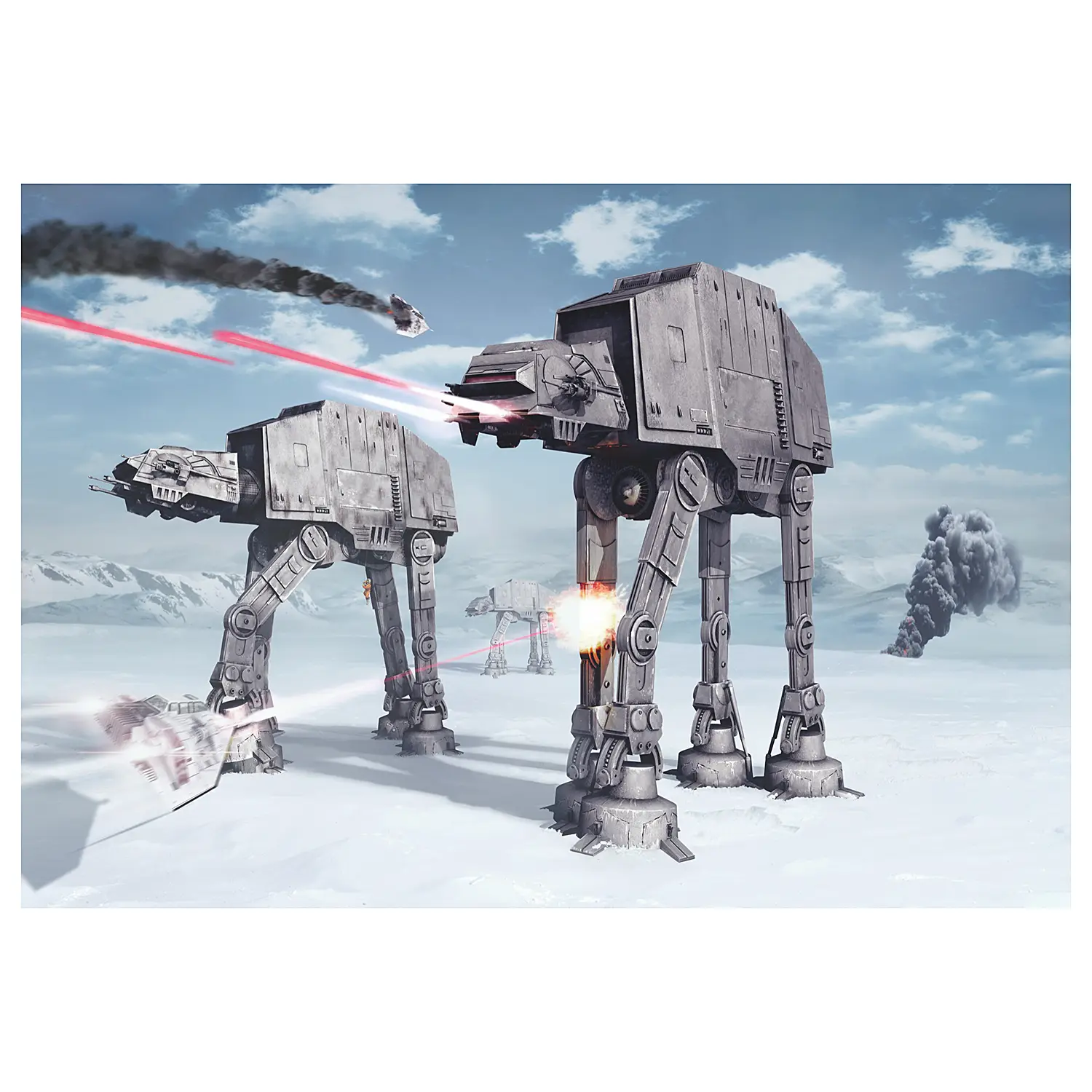 Wars Fototapete of Battle Hoth Star