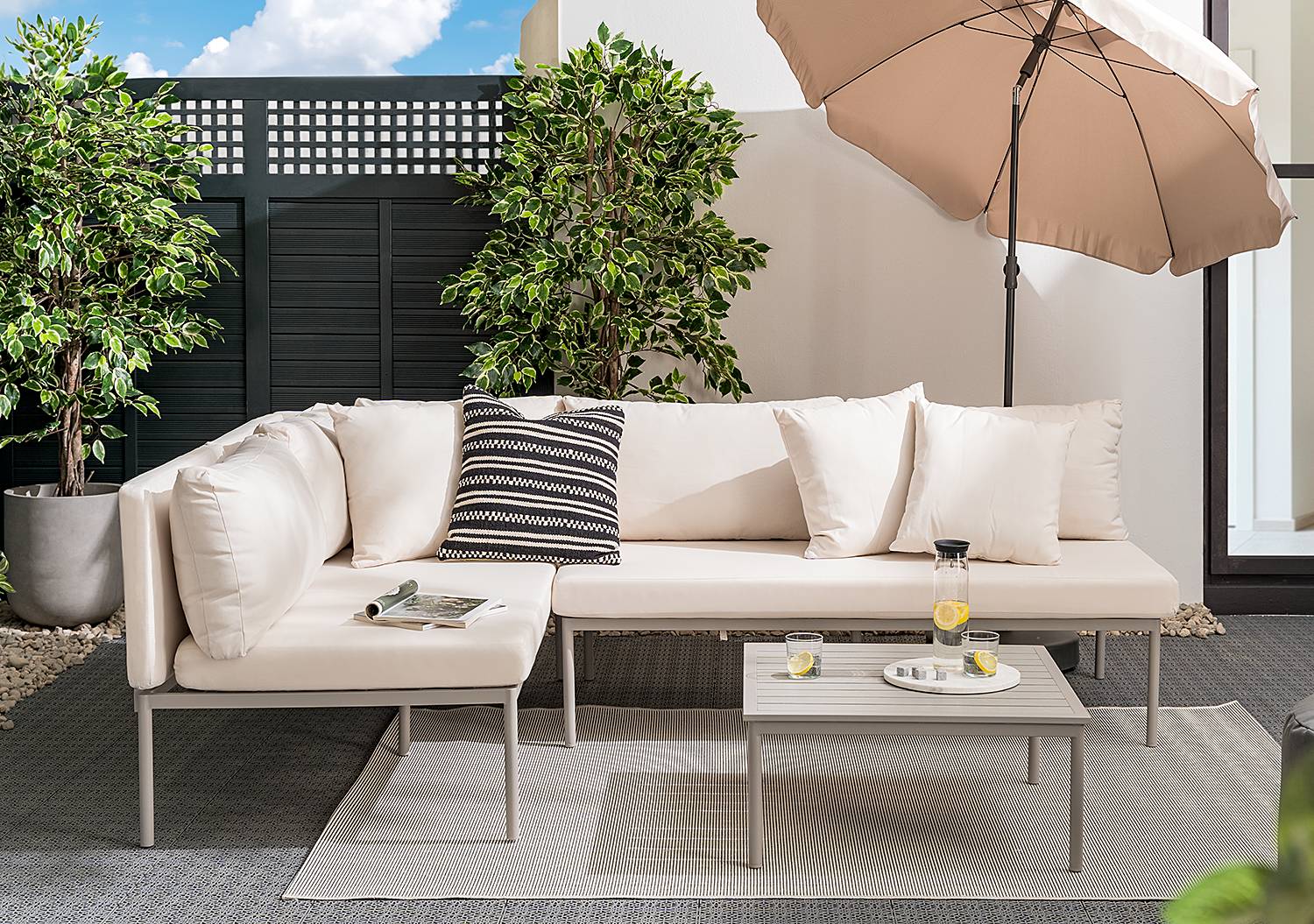 Gartenloungegruppe Milla 3teilig kaufen home24