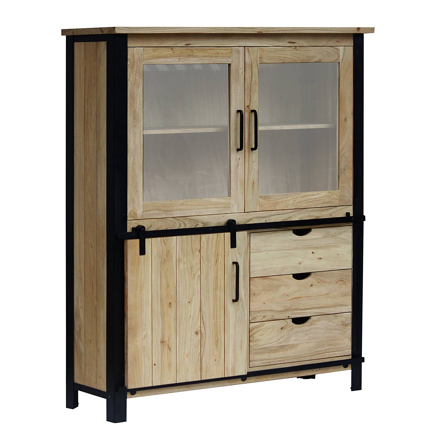 Vitrine en bois massif BROOKSBY | Je commande ! | home24