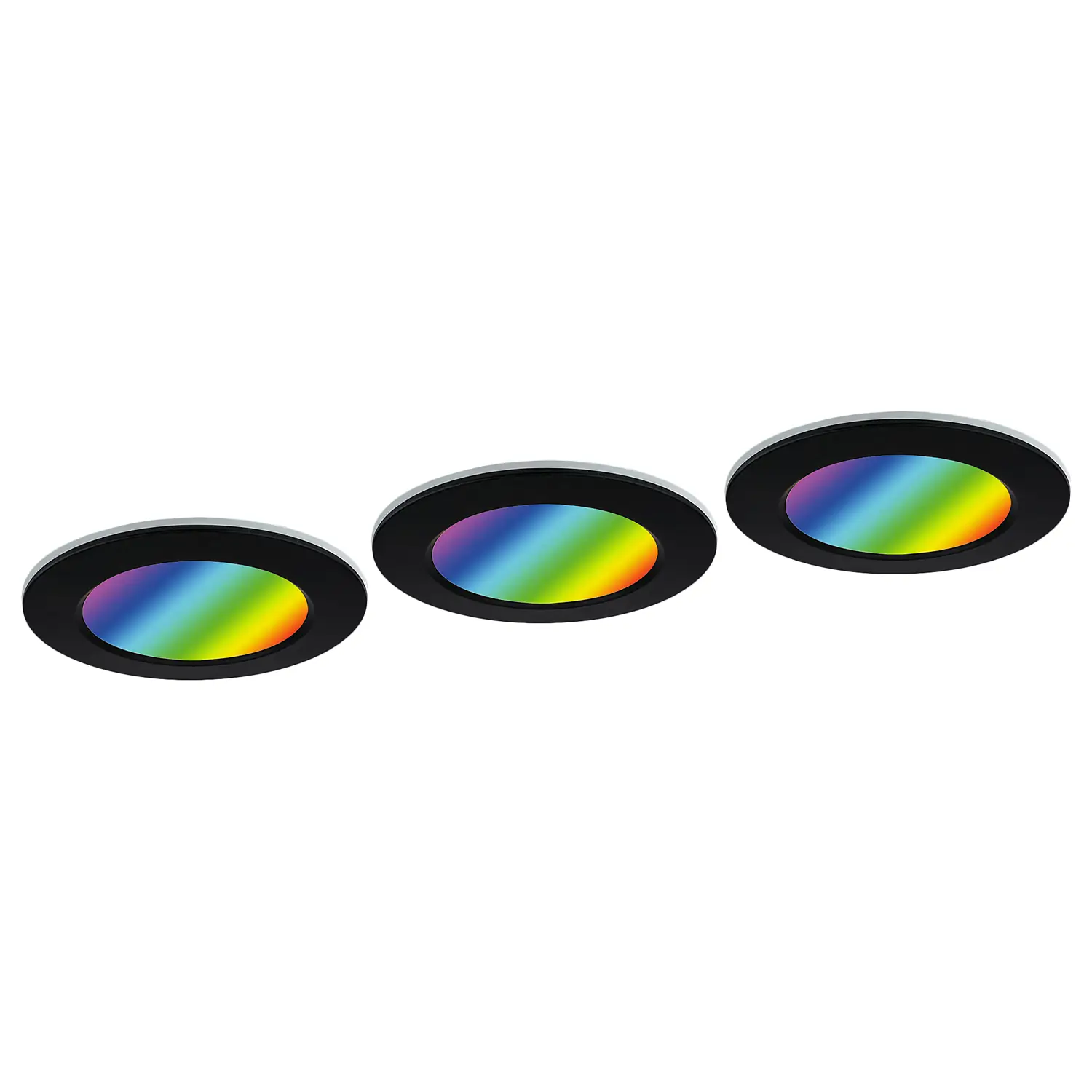 Set) LED-Einbauleuchte Color (3er Fungo
