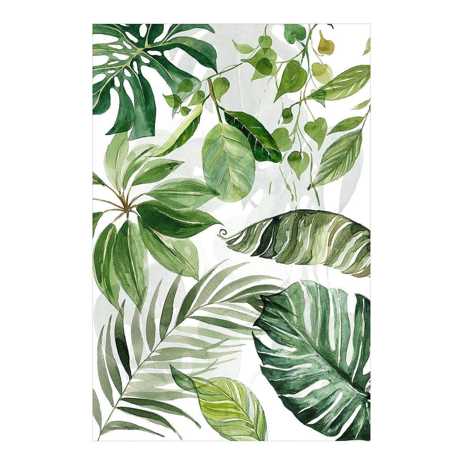 Tappeto in vinile JUNGLE LEAVES