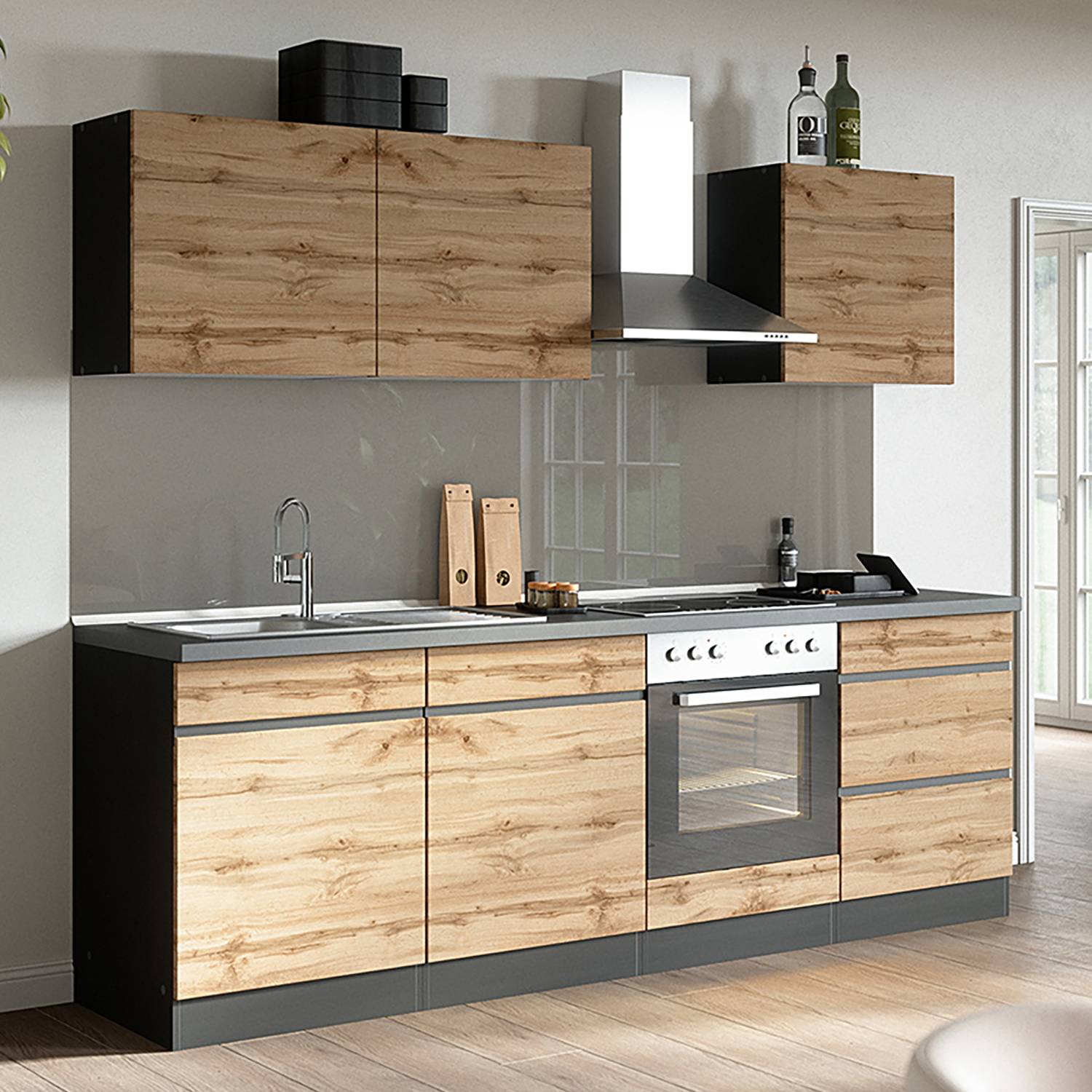 Luxus Kchenzeile 240 Cm Poco Bilder