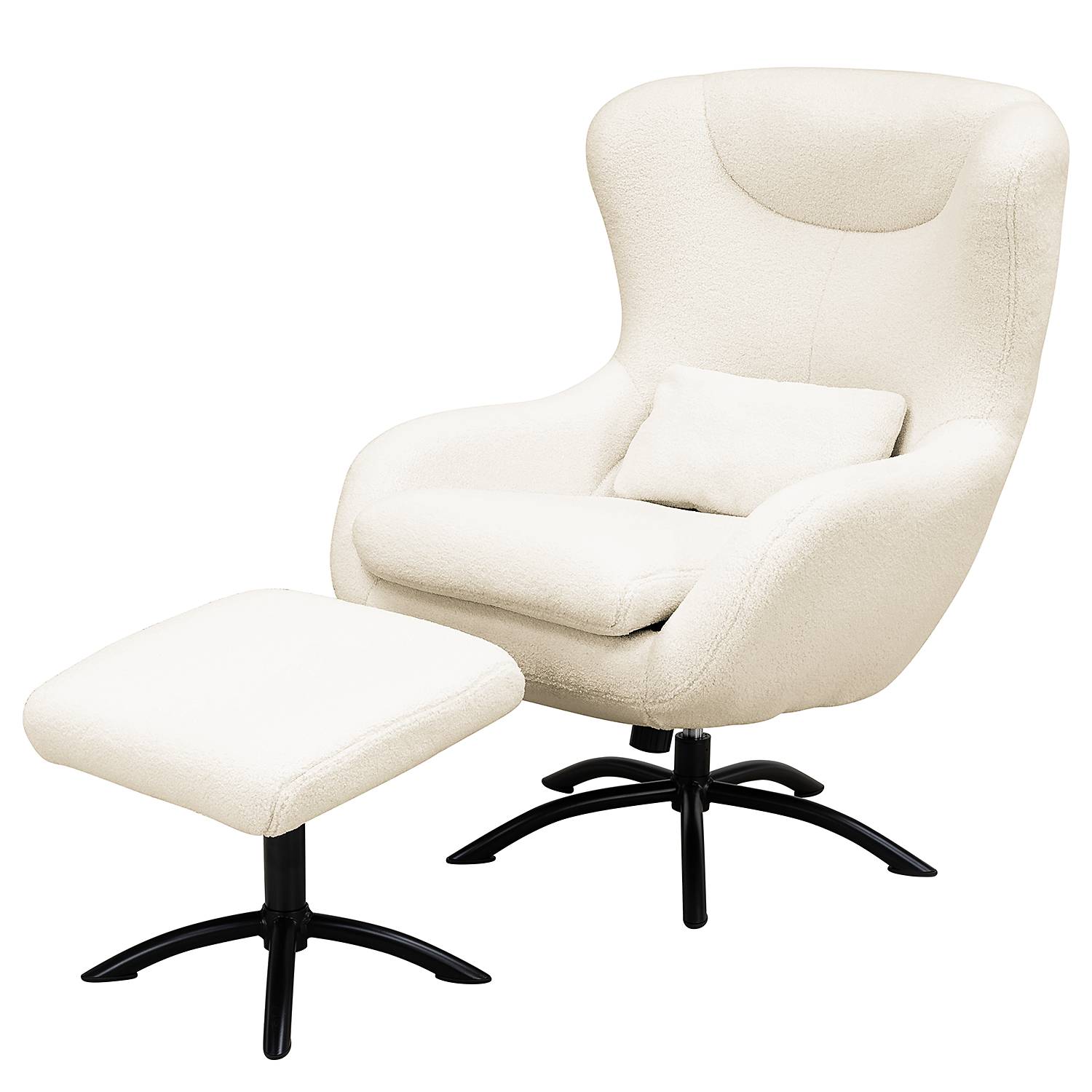 Sessel Barnard Teddy mit Hocker kaufen home24