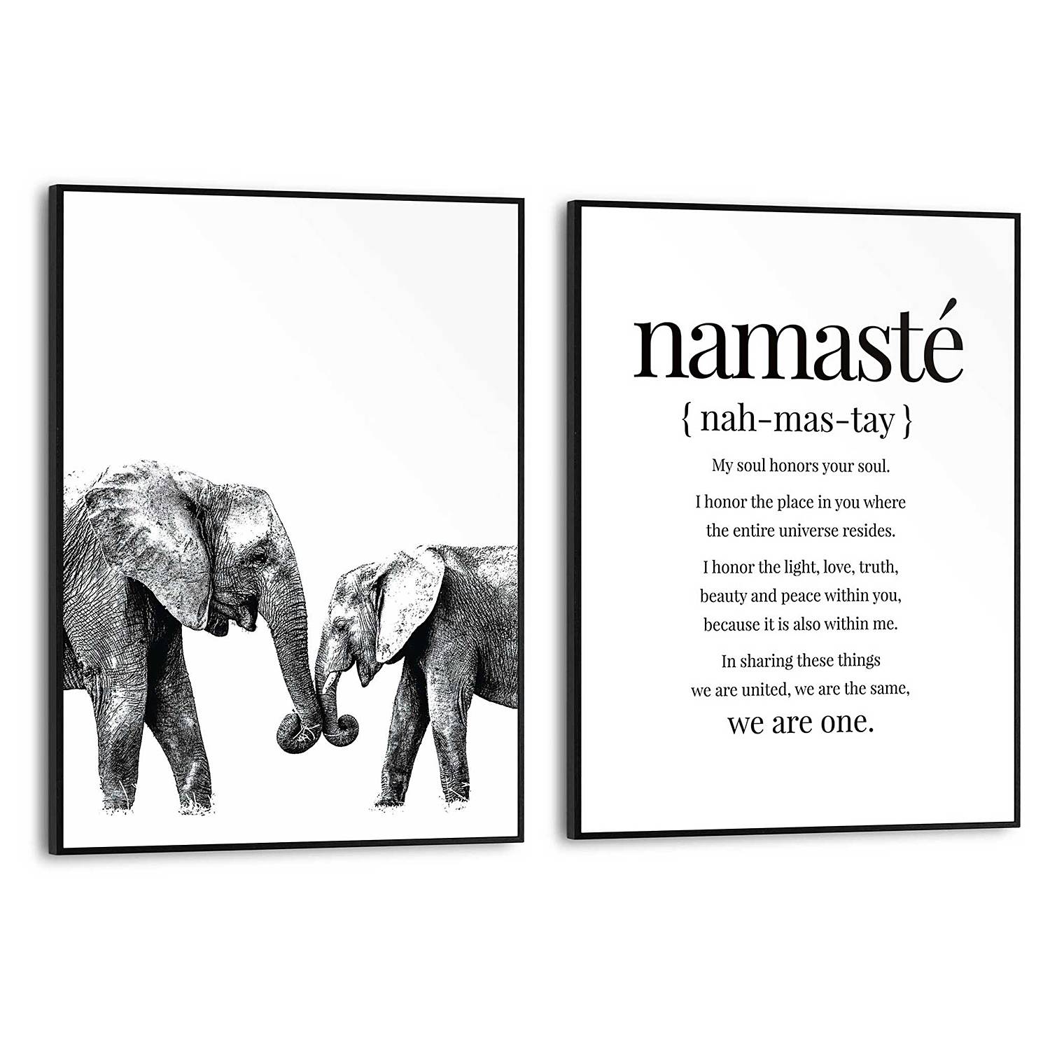 Wandbild Loving Namasté 2-teilig kaufen | home24