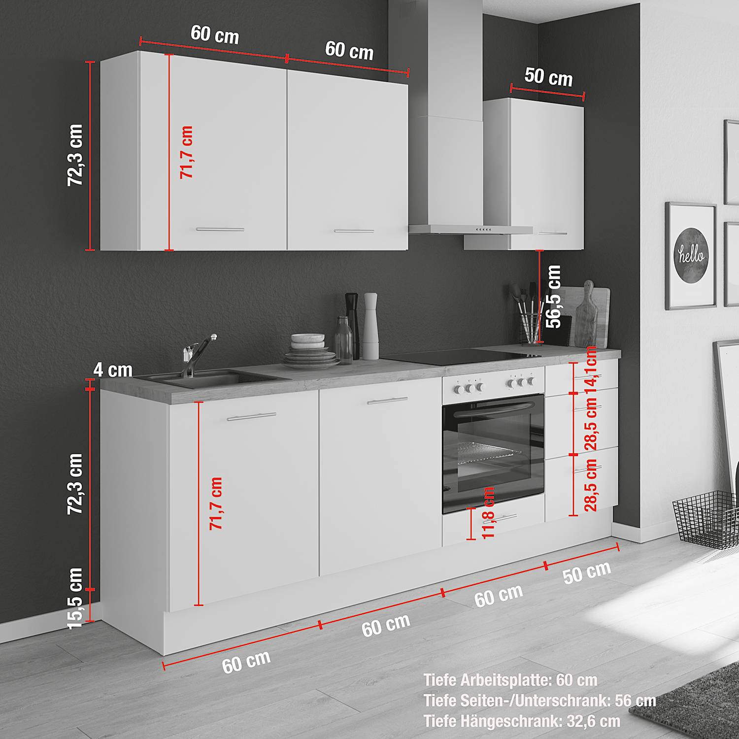 Küchenzeile Impuls 230 cm kaufen